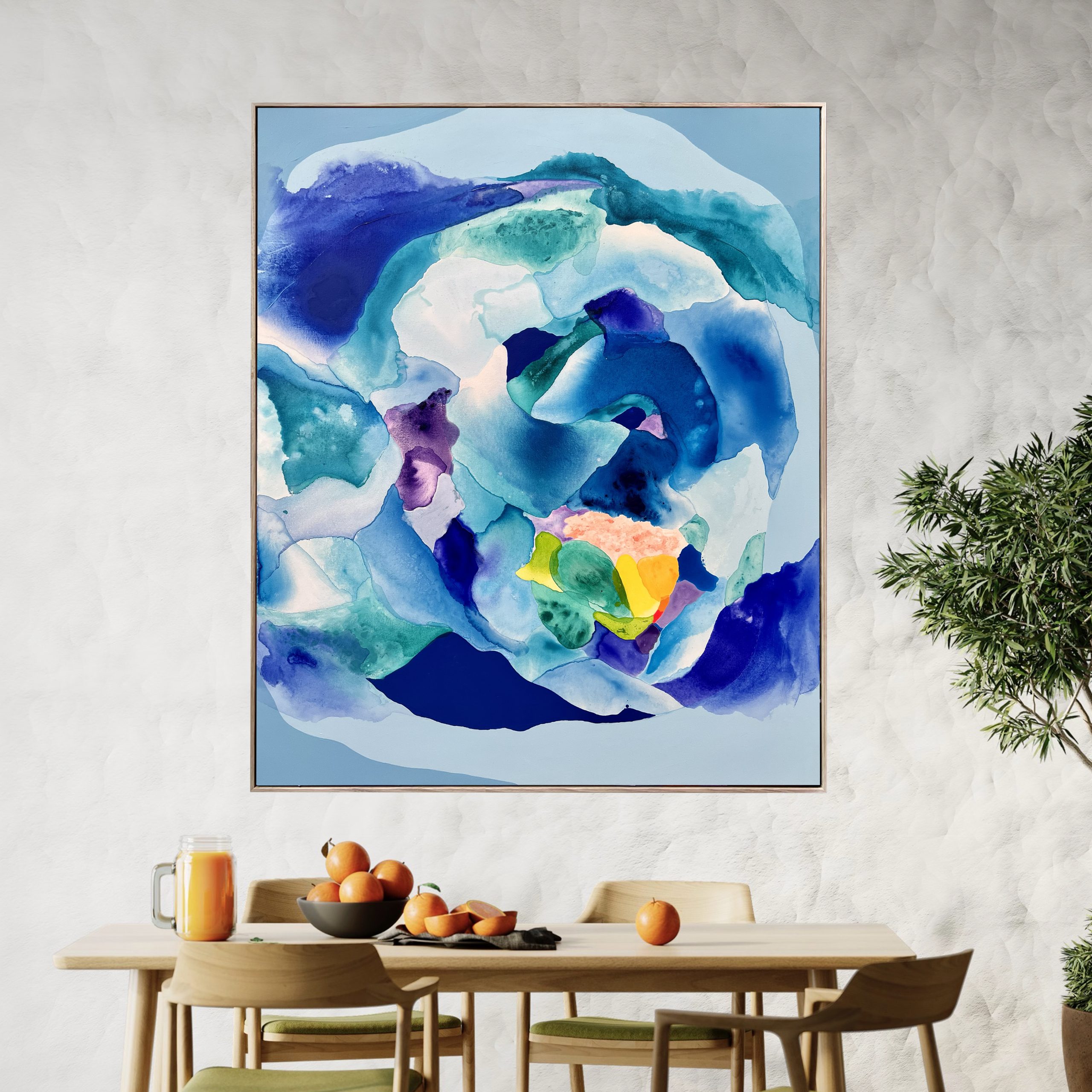 Secrets Of Summer Rebecca Koerting Australian Abstract Artist Insitu 2