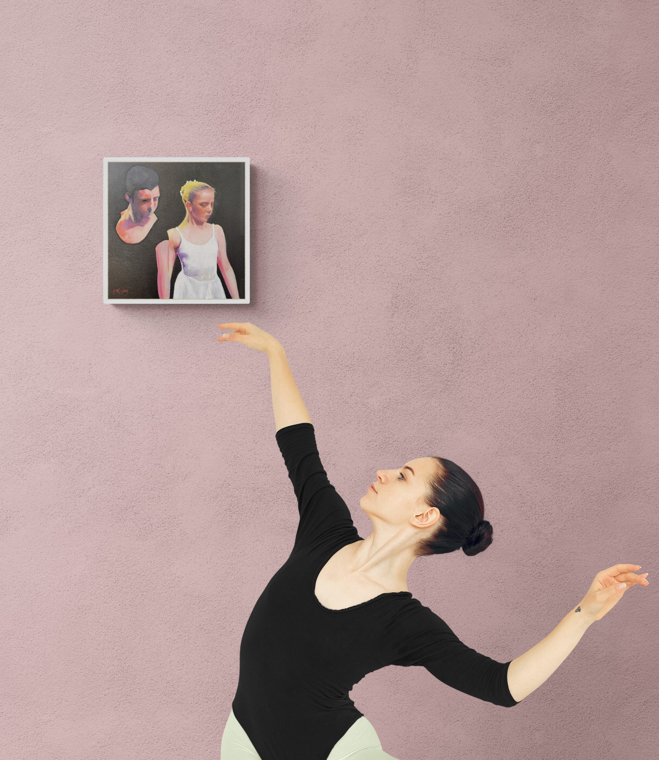 Gymnast Posing Next To Wall (4)