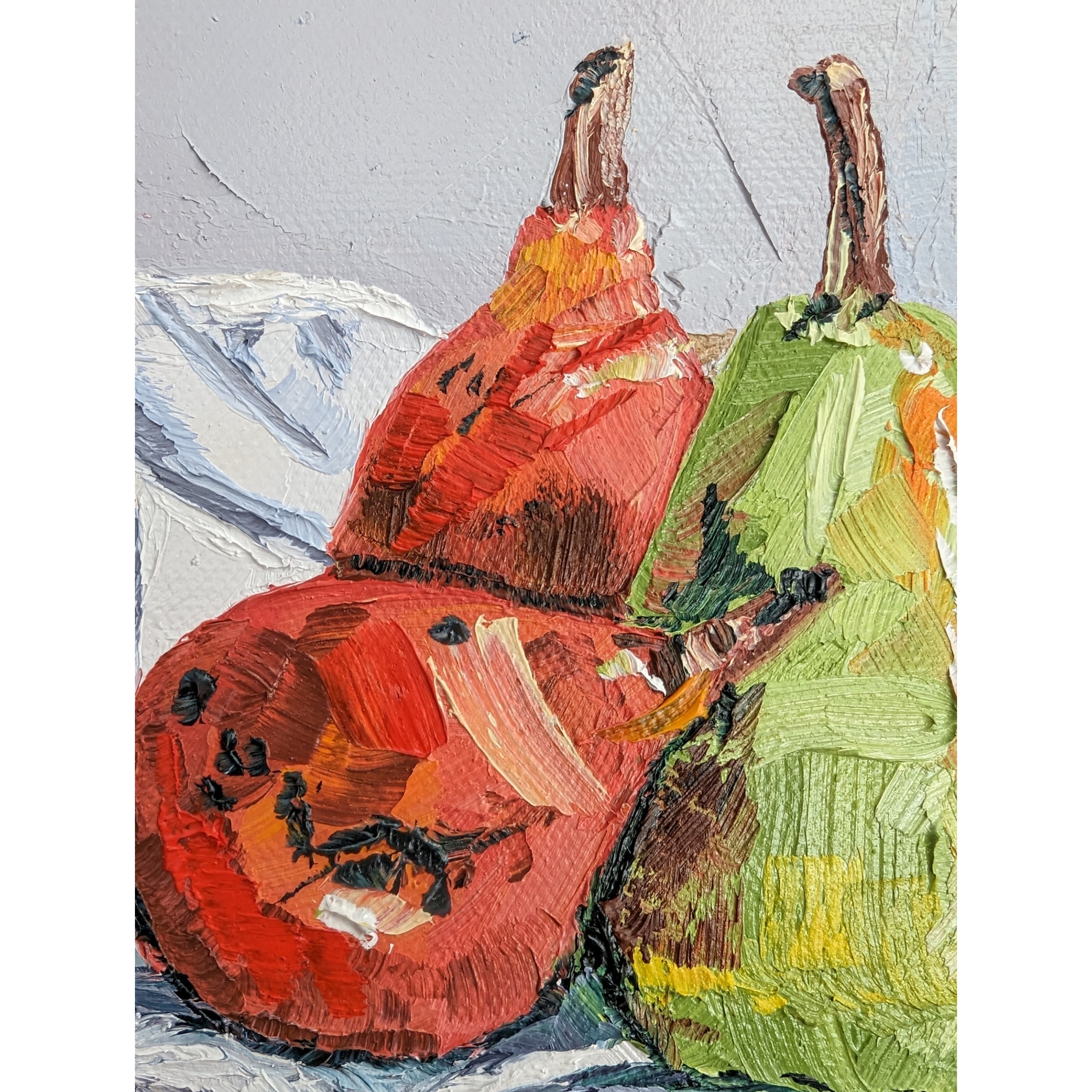 Sam Askin Red And Green Pears Shadows