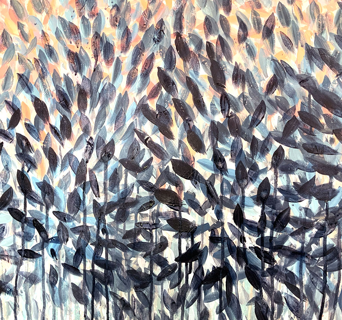 Leni Kae Heartsland Abstract Art Closeup 3