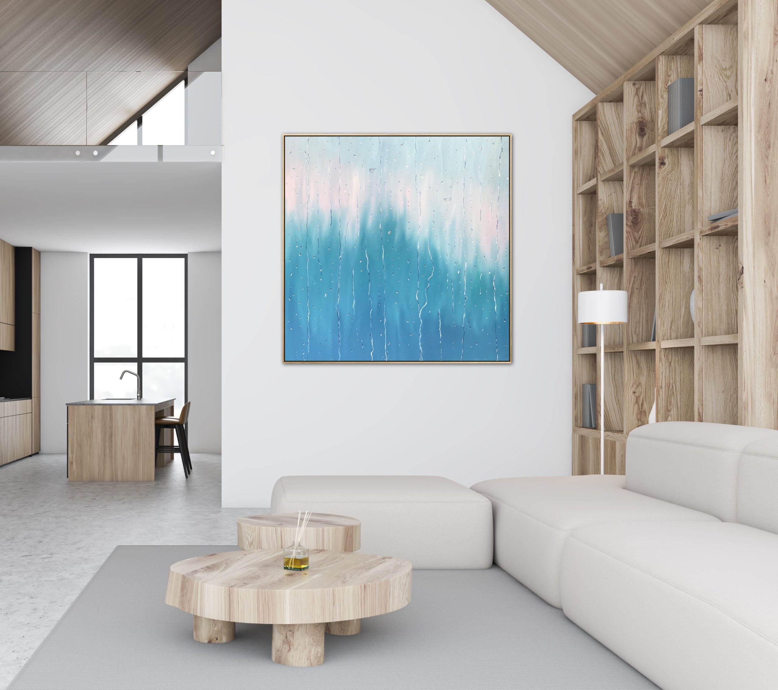 Alanah Jarvis Raindrop Painting Timber Interior