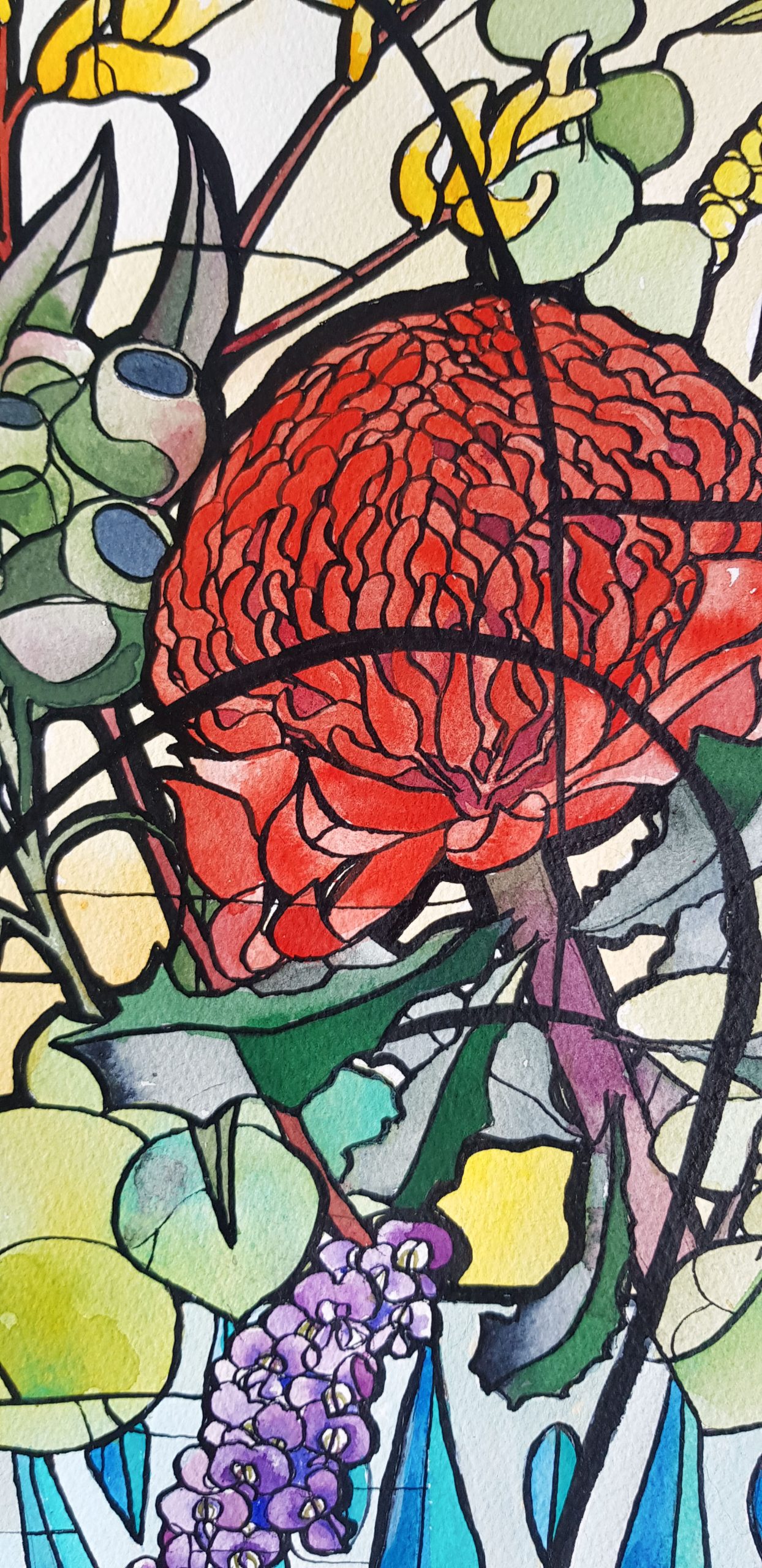 Blooming Teacups Nicola Cowie Waratah