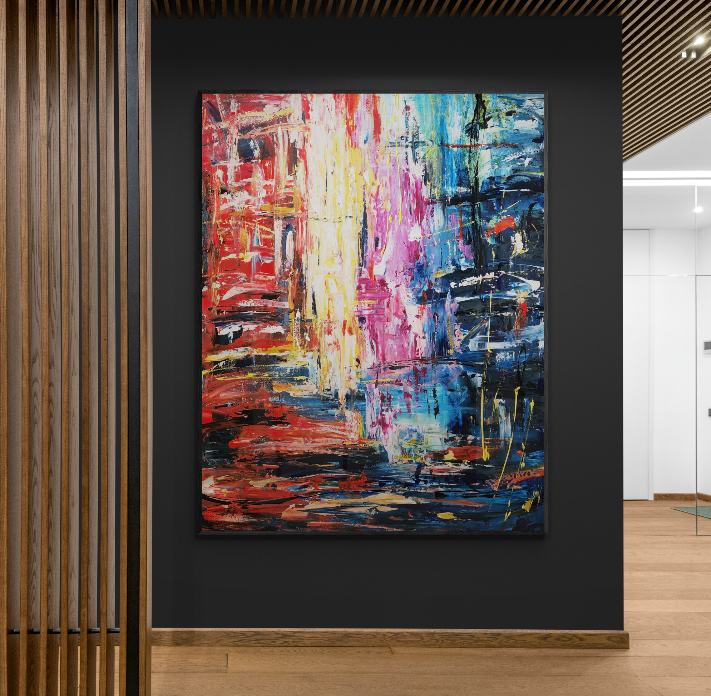 Alina Zorkina Abstract Street Art Modern Art The Beam