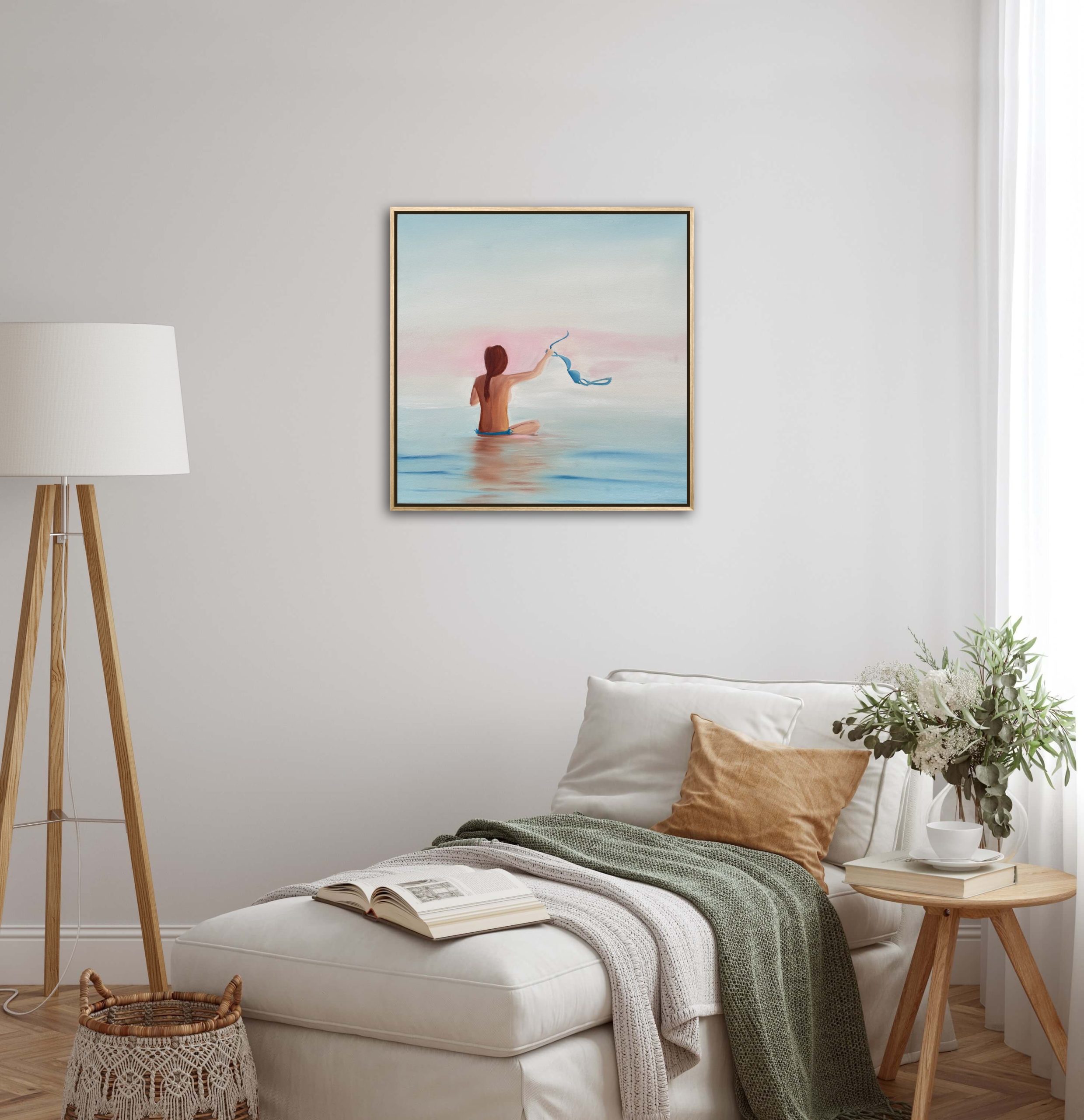 Alanah Jarvis Fun Lounge Room Art Bikini Girl