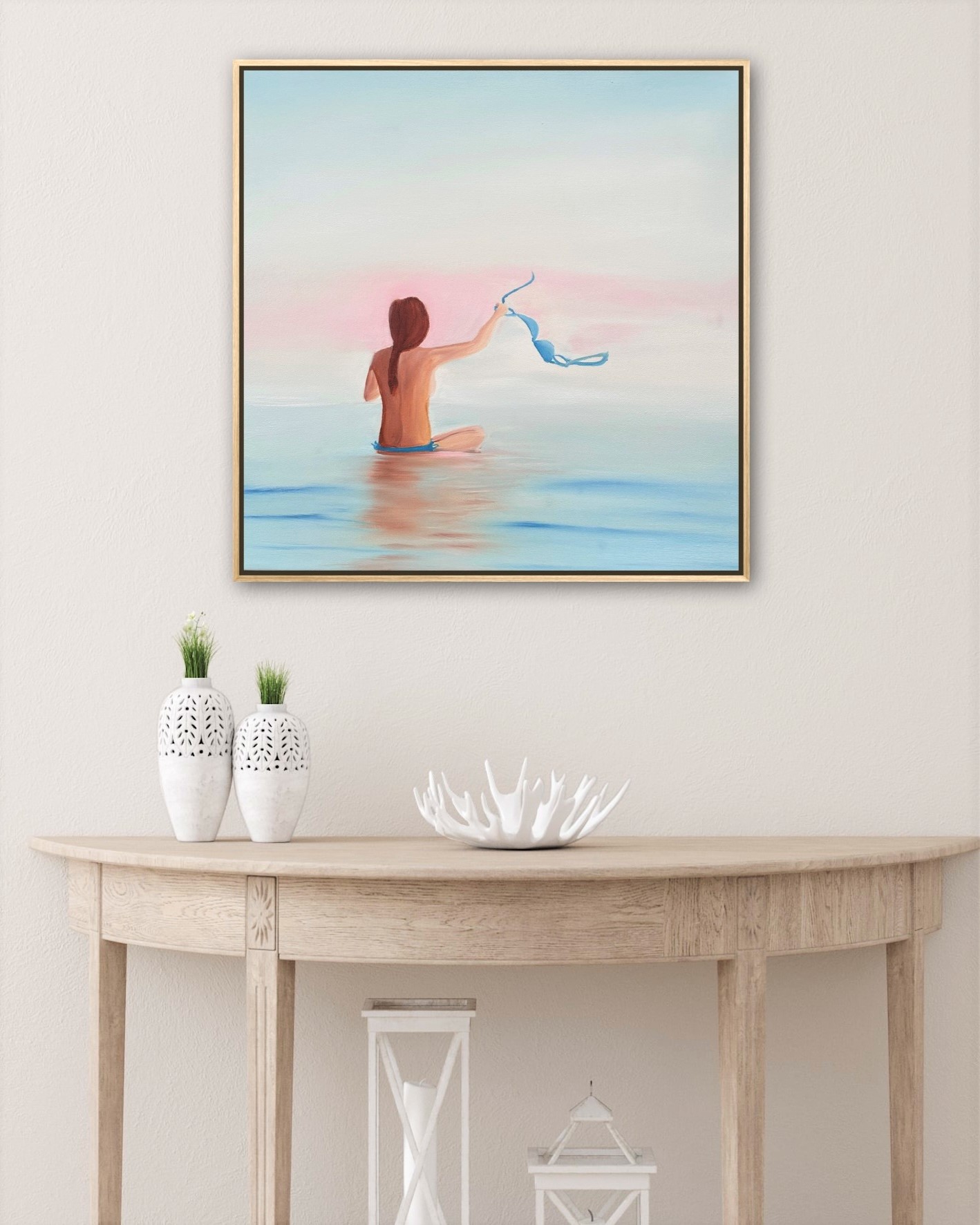 Alanah Jarvis Ocean Art Coastal Interior Freedom Finally