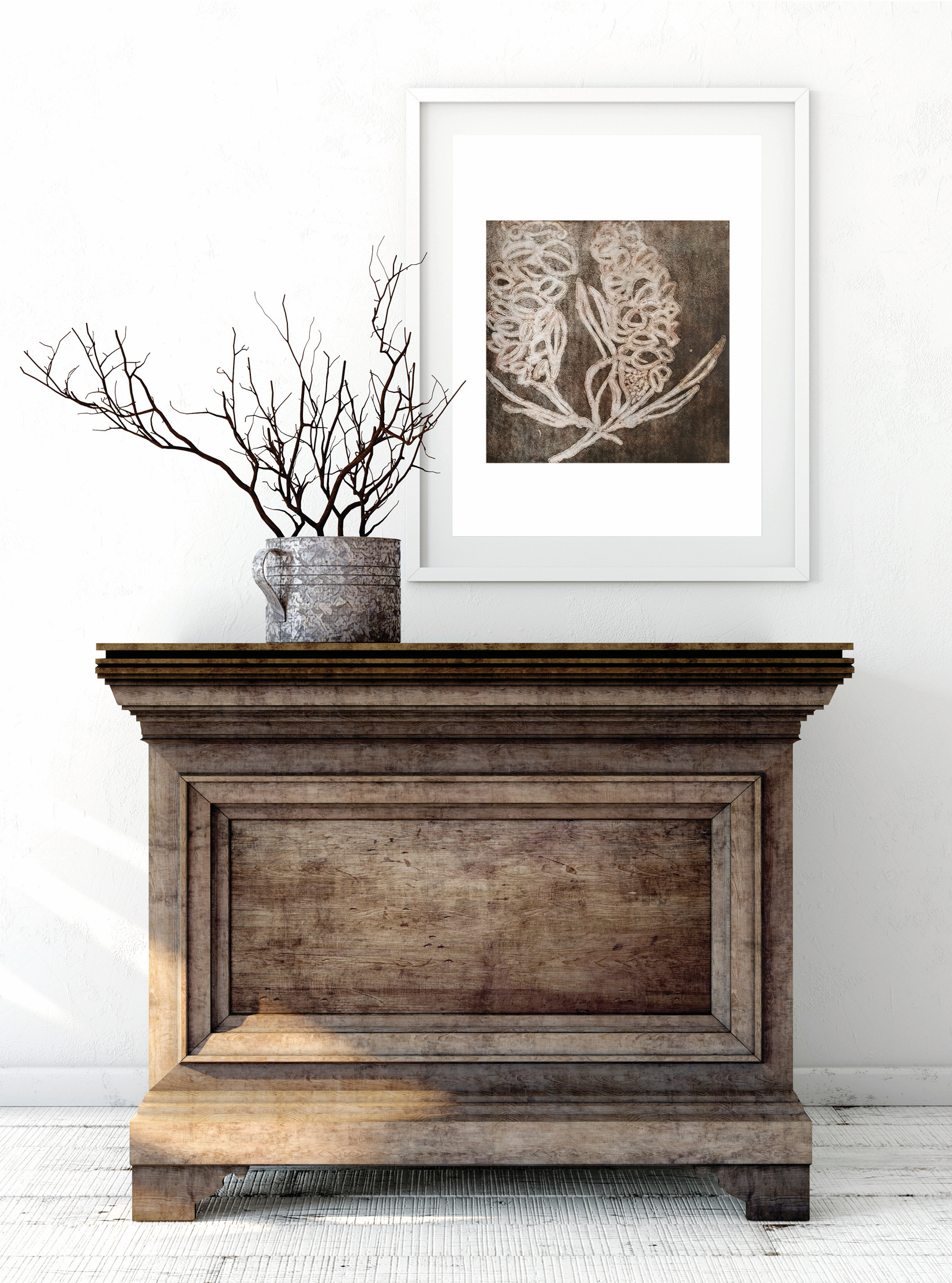 Kim Insitus Banksia Print Side 1 Brown