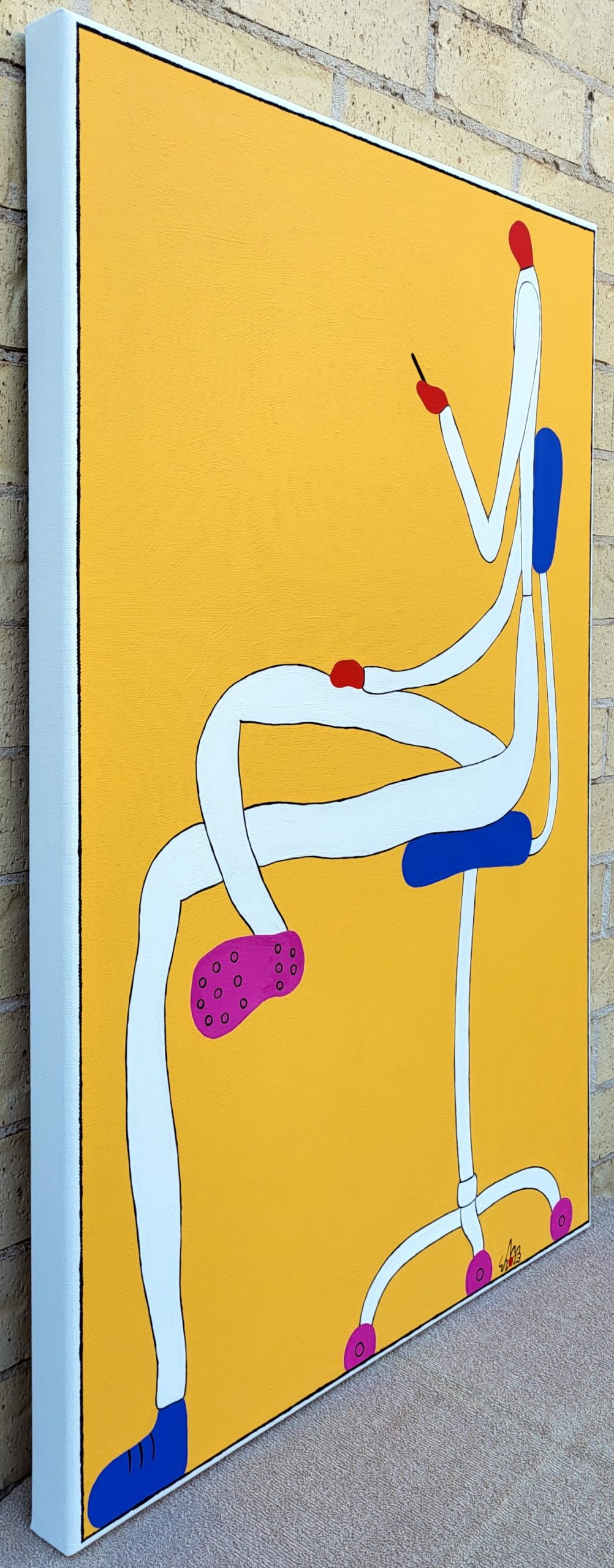 Man Reading On His Phone 2023 Angle Views (2)