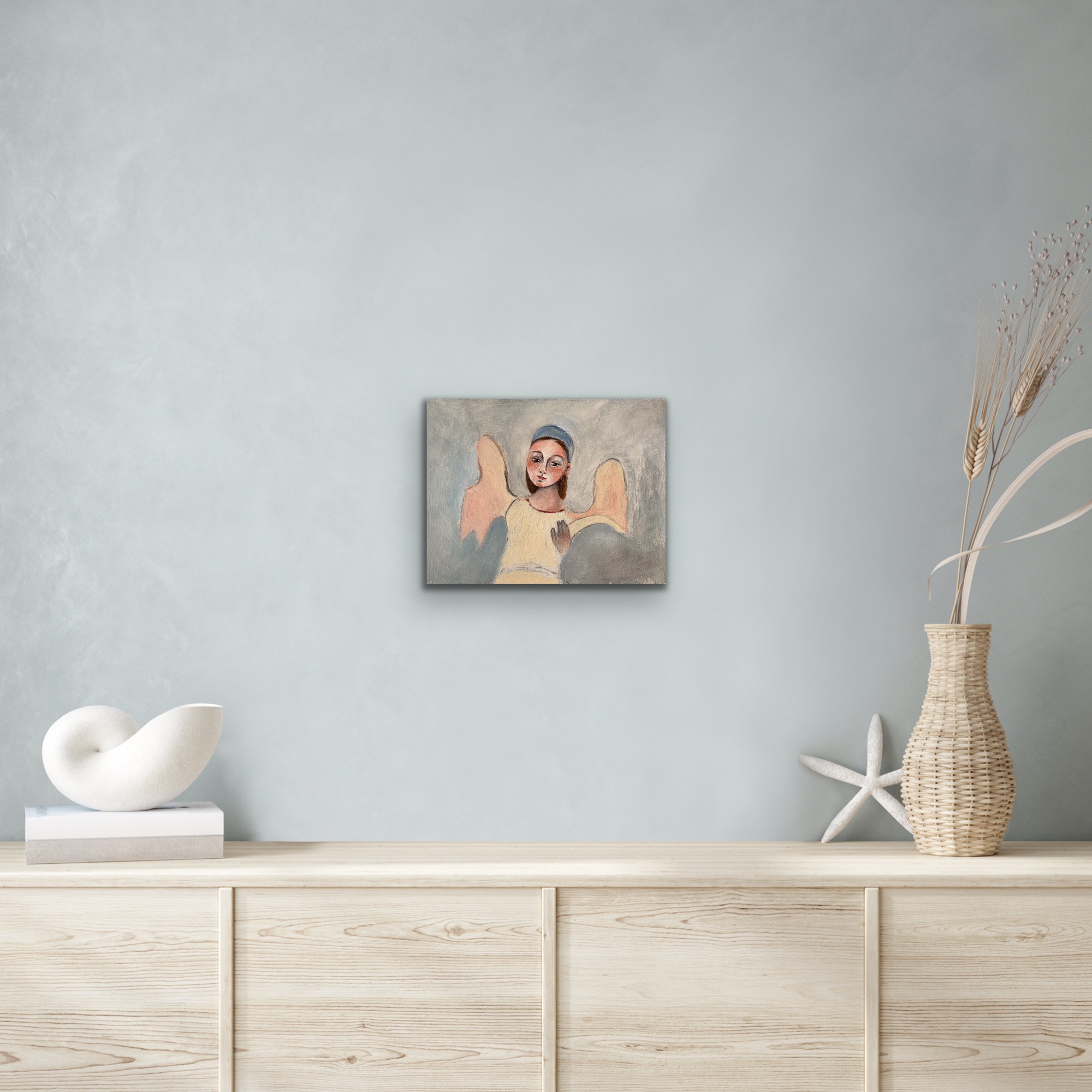 Angelo Numero Uno Insitu Light Blue Wall