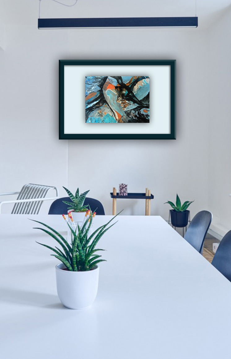 Doodie Herman Rock Pools Abstract Landscape