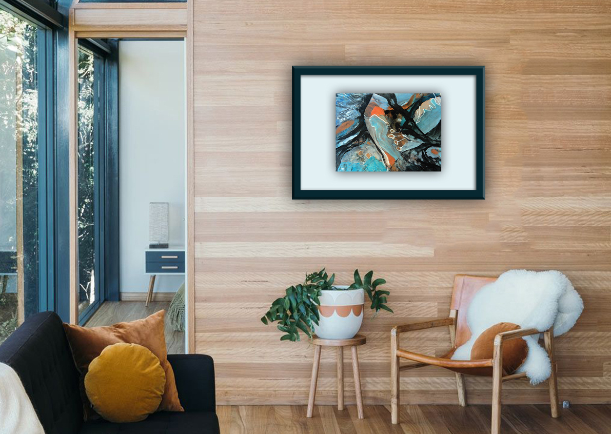 Doodie Herman Rock Pools Abstract Landscape 001