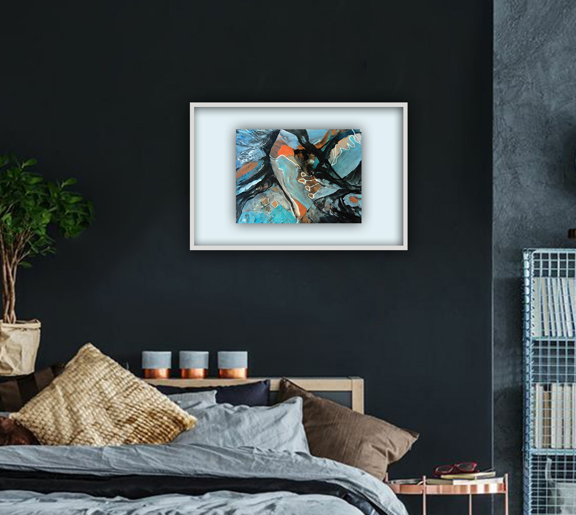 Doodie Herman Rock Pools Abstract Landscape 002