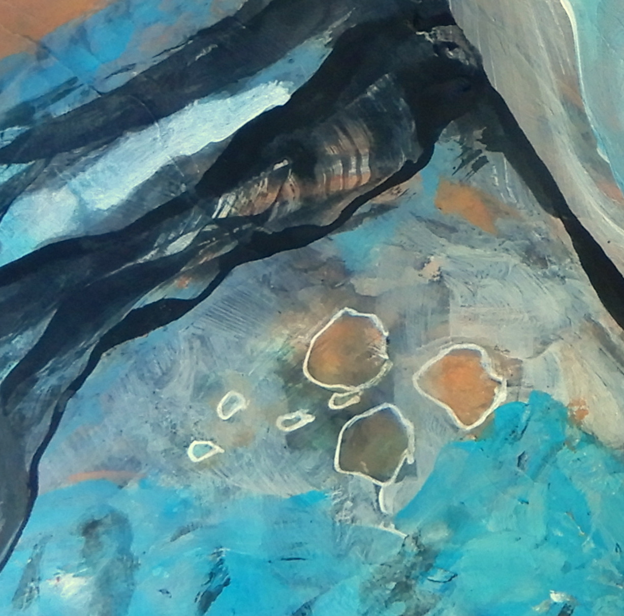 Doodie Herman Rock Pools Abstract Landscape 004