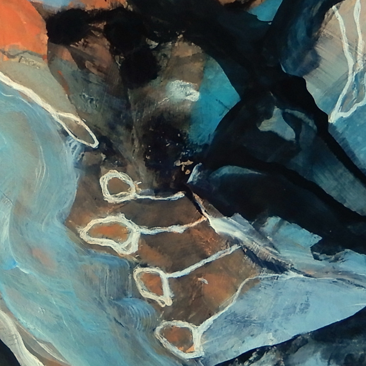 Doodie Herman Rock Pools Abstract Landscape 005