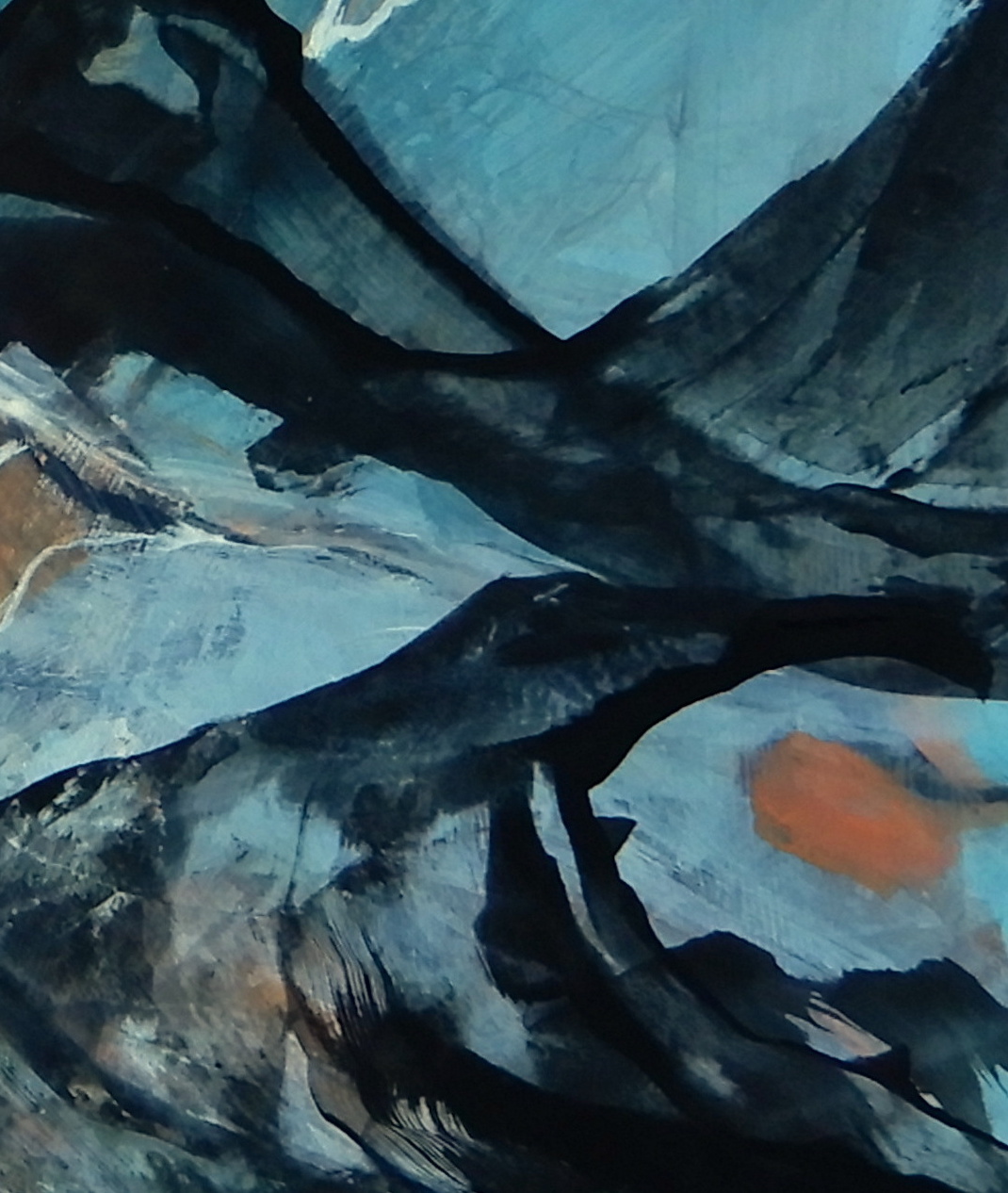 Doodie Herman Rock Pools Abstract Landscape 006