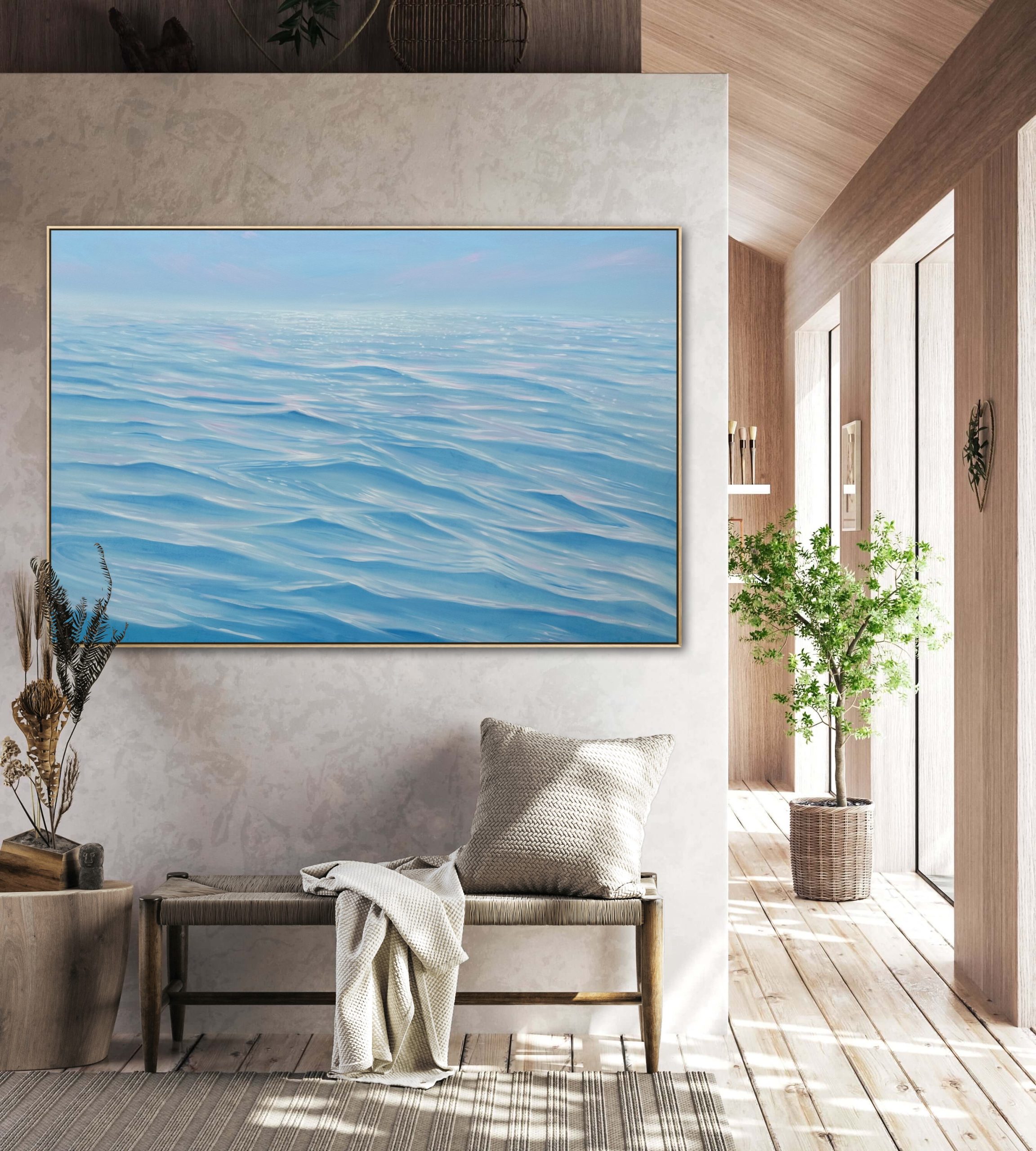 Let The Sea Set You Free Modern Interior Alanah Jarvis Ocean Art