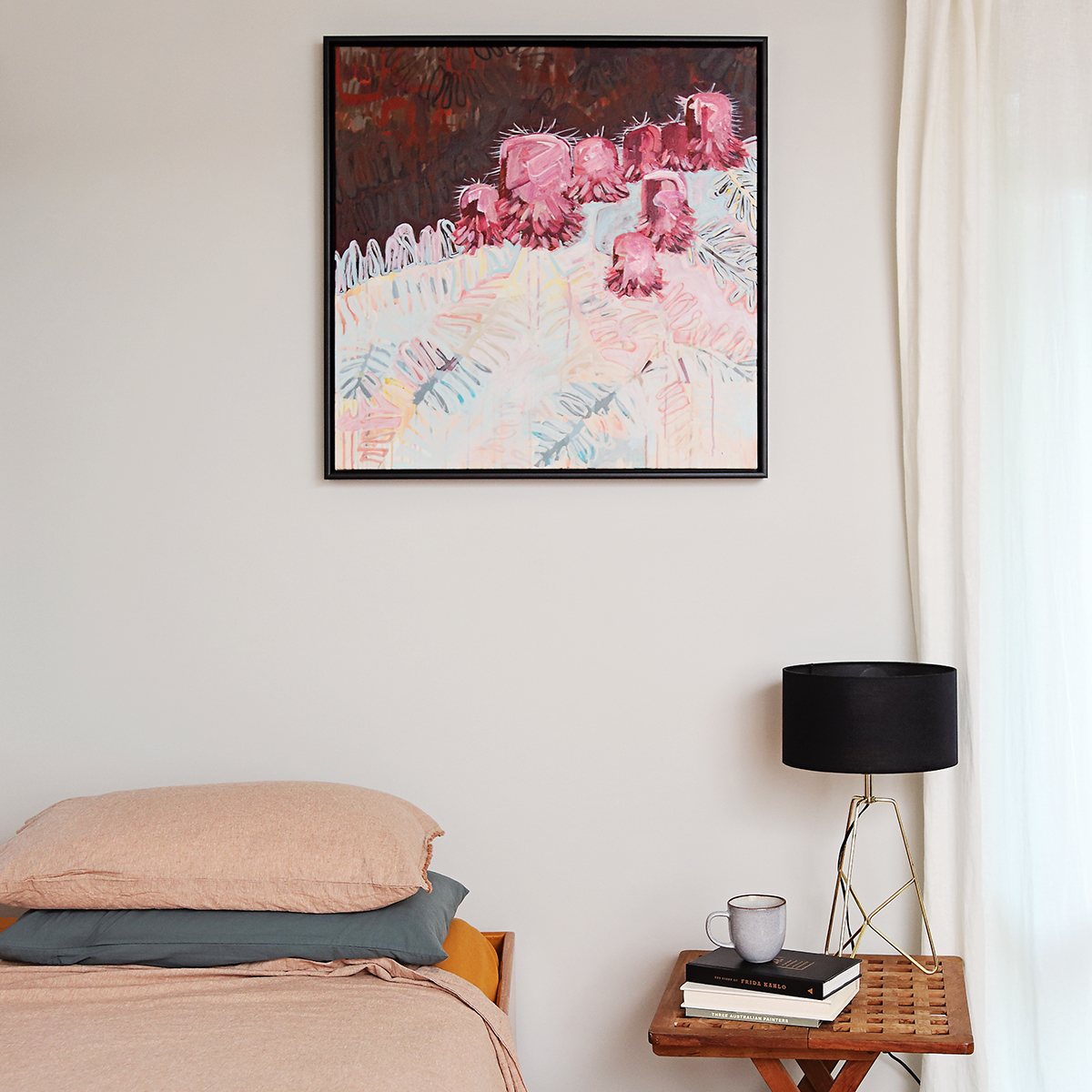 Lr 06 Banksia Moment Ii Smith And Brooks Art Australian Botanical Artist Abtract Floral Art For Interior Designers Art For Your Home Fine Art Prints Sustainable Art Affordable Art