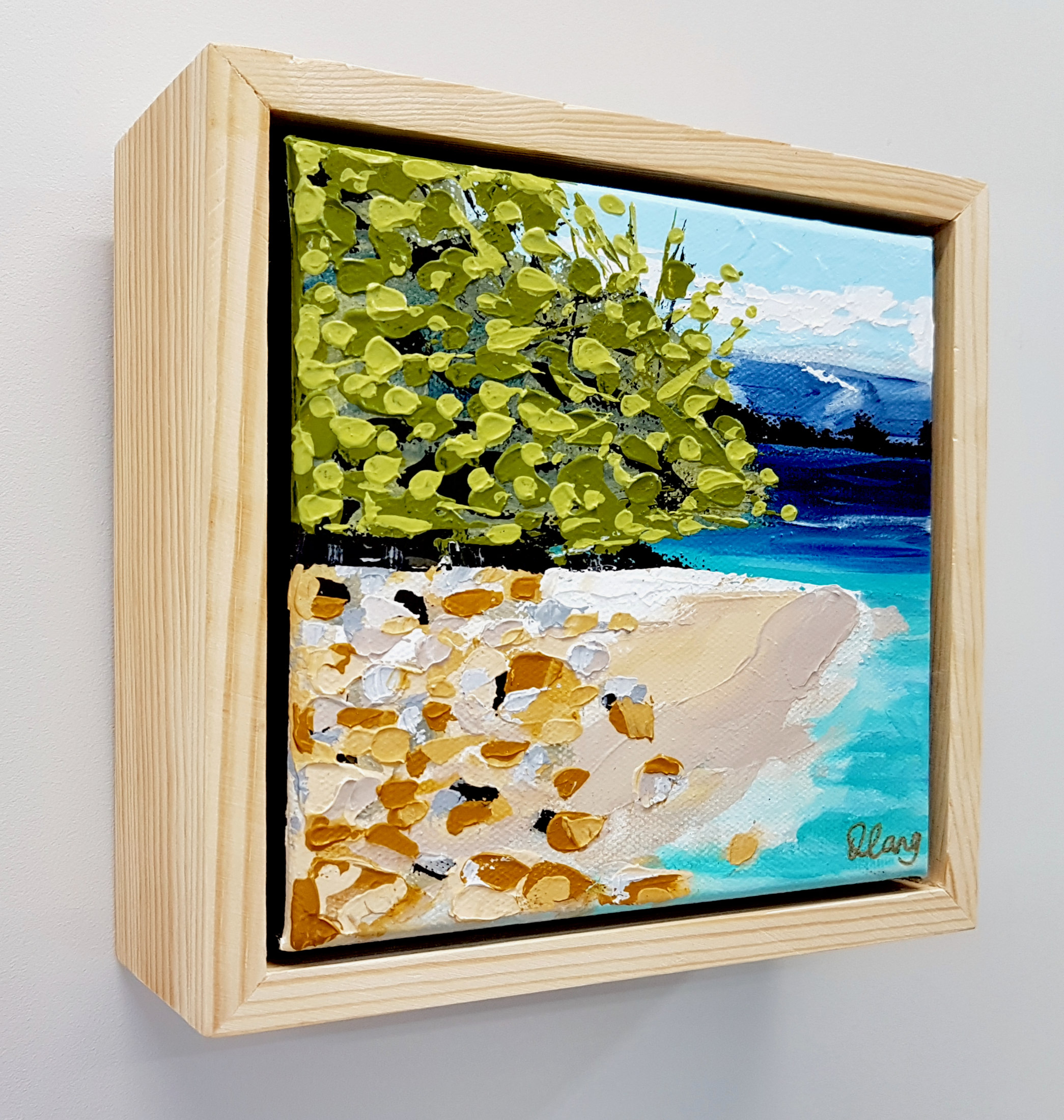 Nudey Beach 3 Songbird Designz Deborah Lang Beach Bay Beachscene Canvas Wall Art Contemporary Coastal Hamptons Style 3