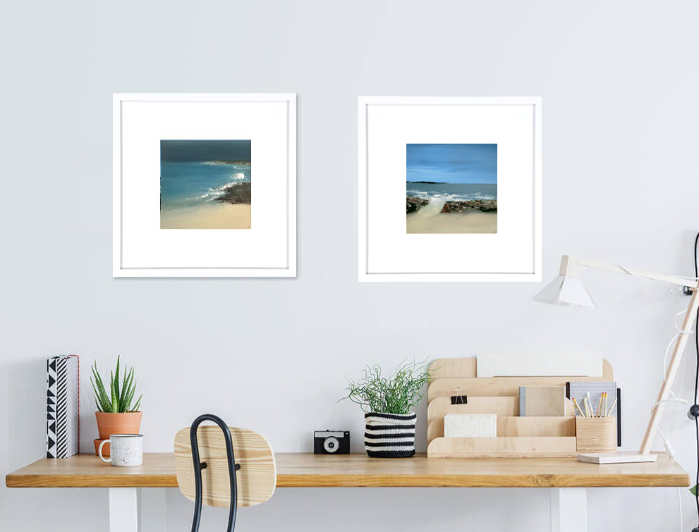 Coastal Diptych Wall