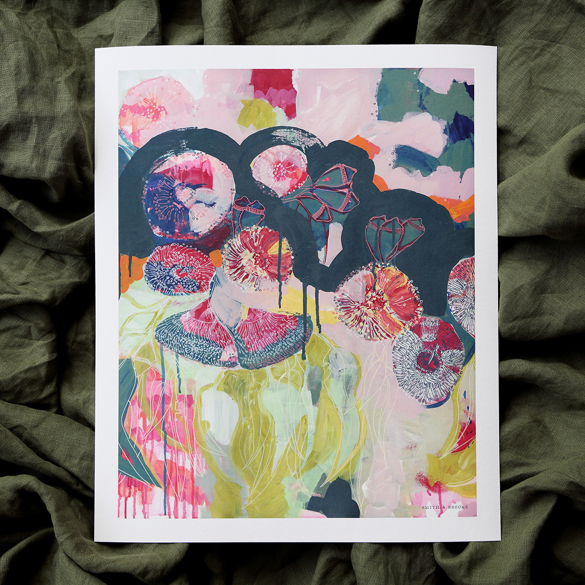 Lr 21 Smith&brooks Cinerea Muse I Abstract Floral Artist Australian Botanical Art Art For Your Walls Art For Interior Designers