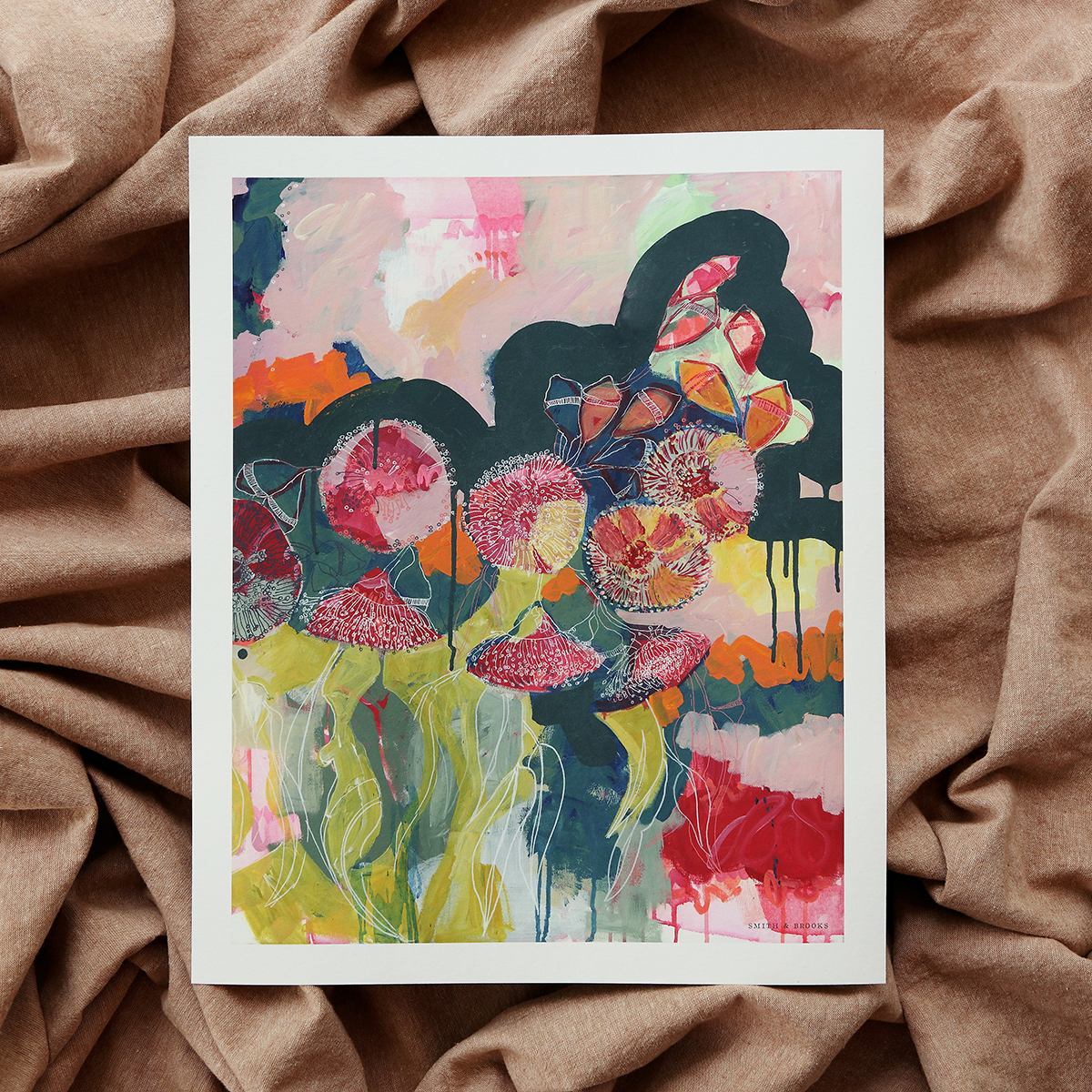 Lr 28 Smith&brooks Cinerea Muse Ii Abstract Floral Artist Australian Botanical Art Art For Your Walls Art For Interior Designers