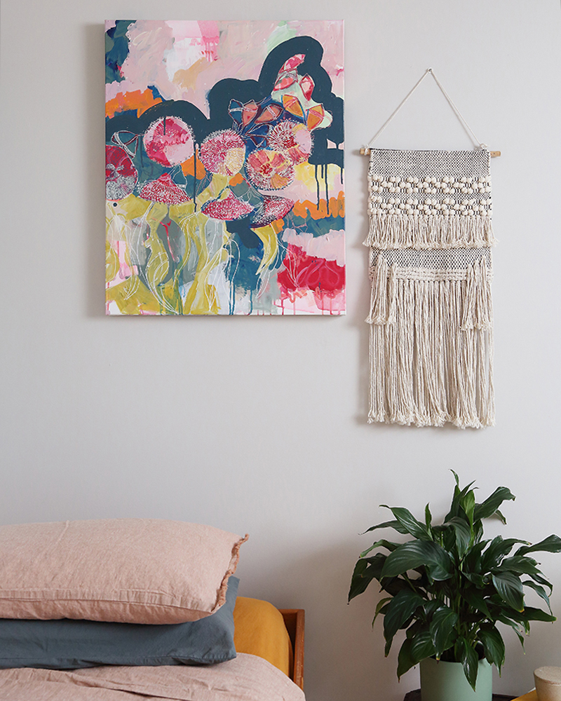 Lr 56 Smith&brooks Cinerea Muse Ii Abstract Floral Artist Australian Botanical Art Art For Your Walls Art For Interior Designers B