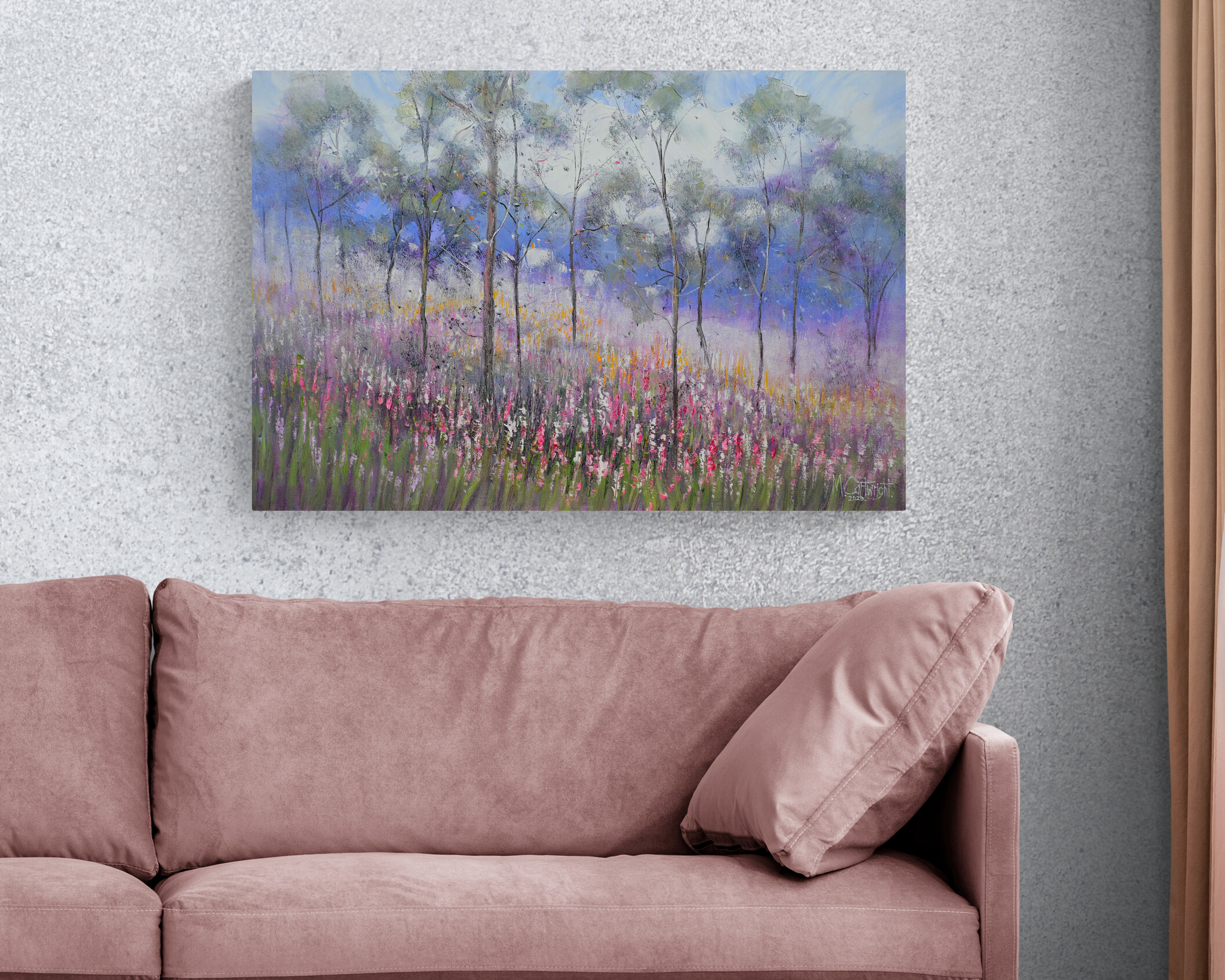 Red Gums And Wildflowers 1