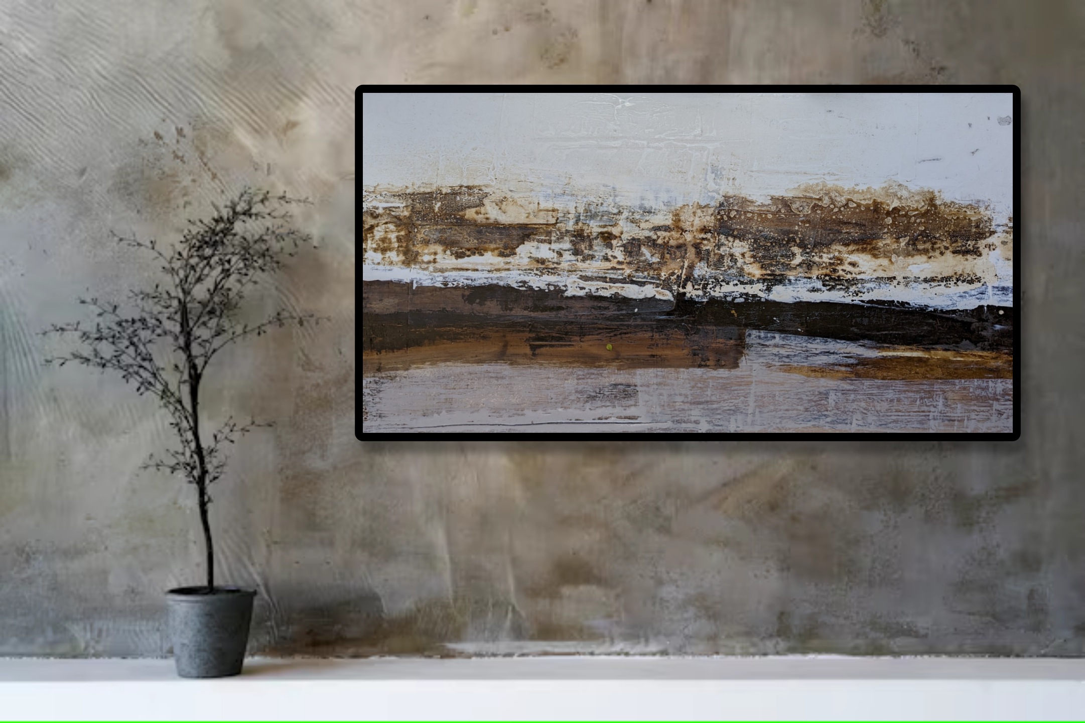 Sea Change, Mixed Media On Canvas 160x80cm(1)