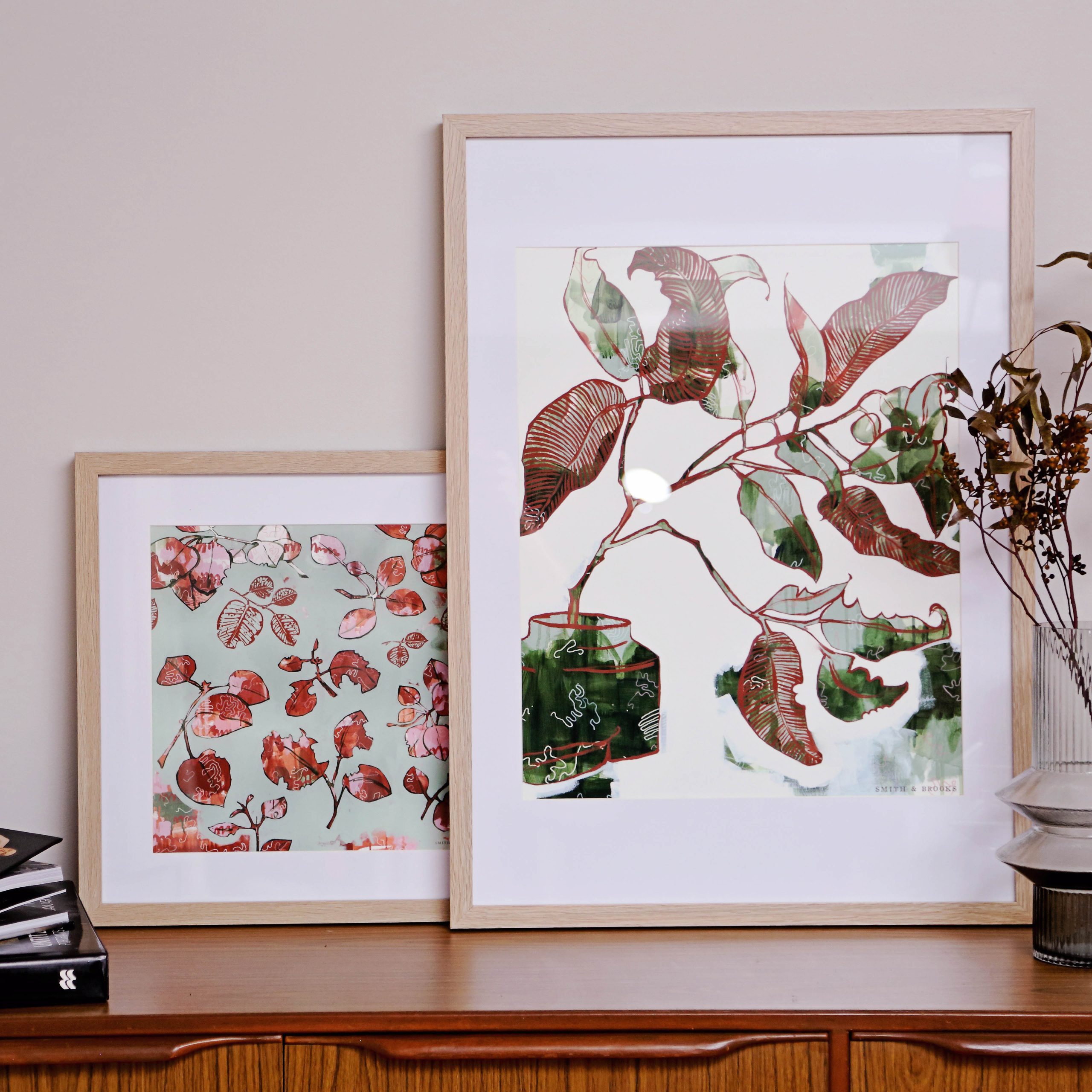 16 Smith And Brooks Art Smith&brooks Mountain Blue Song Abstract Landscape Artist Australian Botanical Art Art For Your Walls Art For Interior Designers Red And Blue Art