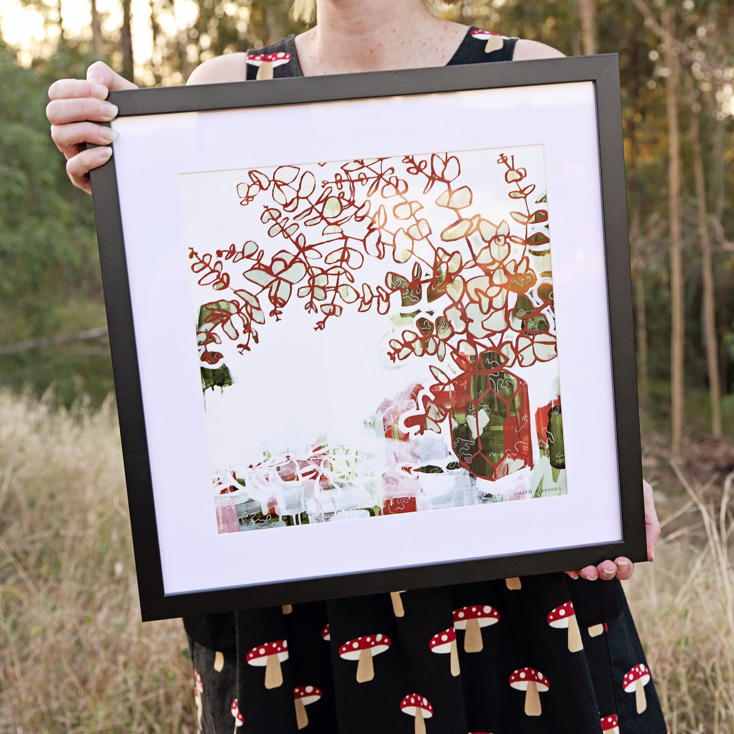 13 Smith And Brooks Art Smith&brooks Canberra Blue Still Ii Abstract Landscape Artist Australian Botanical Art Art For Your Walls Art For Interior Designers Red Green White Art