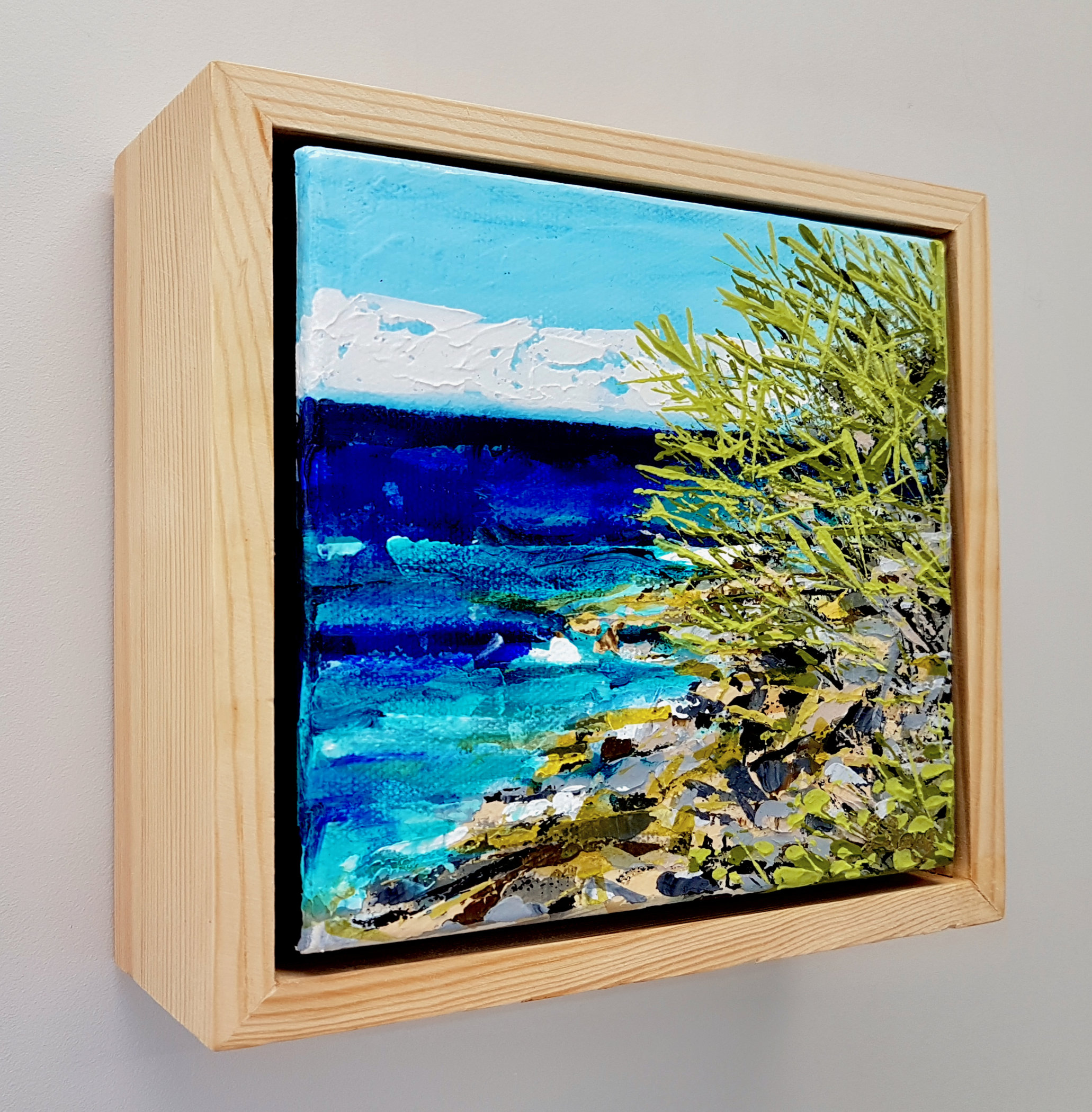 Noosa National Park 3 Songbird Designz Deborah Lang Beach Bay Beachscene Canvas Wall Art Contemporary Coastal Hamptons Style 3