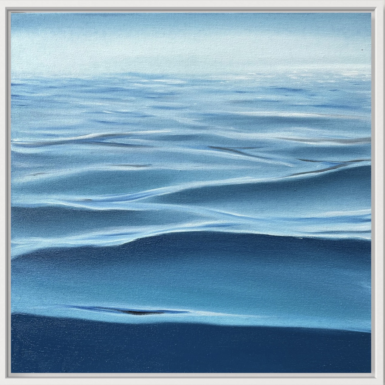 Old Salty Dog 1 Framed In White Alanah Jarvis Ocean Art Copy