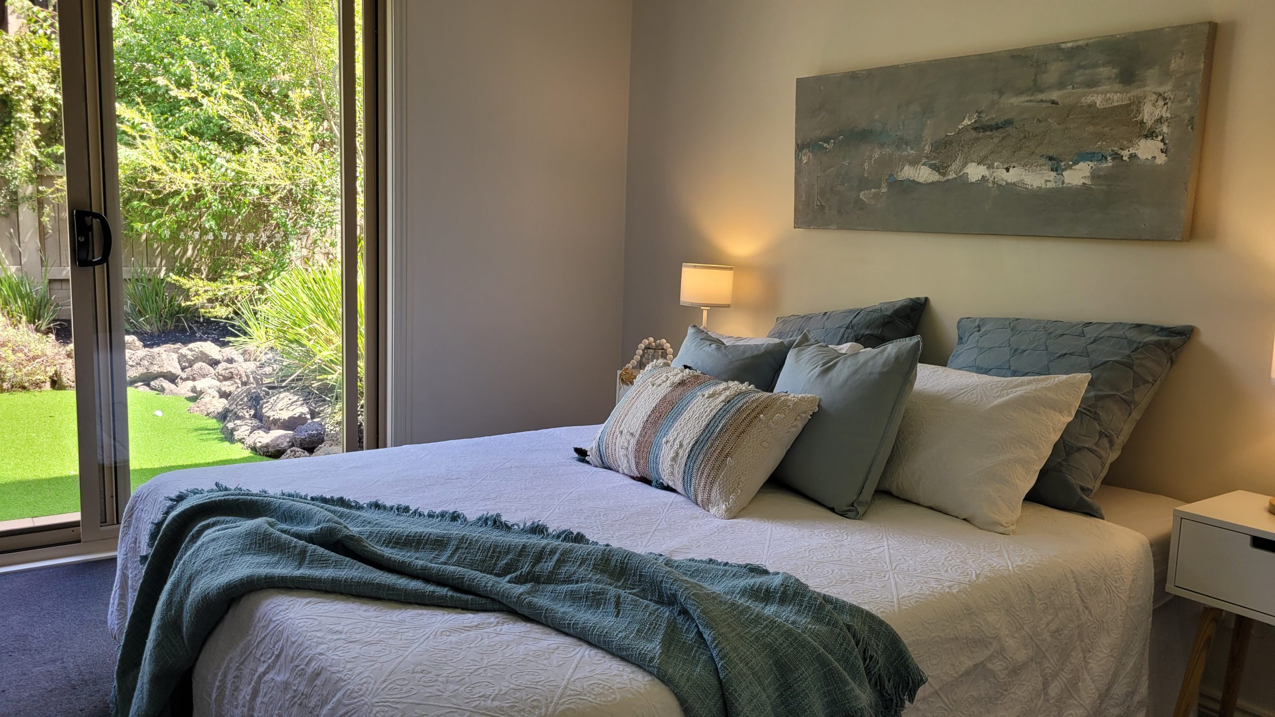 Entre El Cielo Y El Mar, Mixed Media On Canvas, 130x50cm (1)