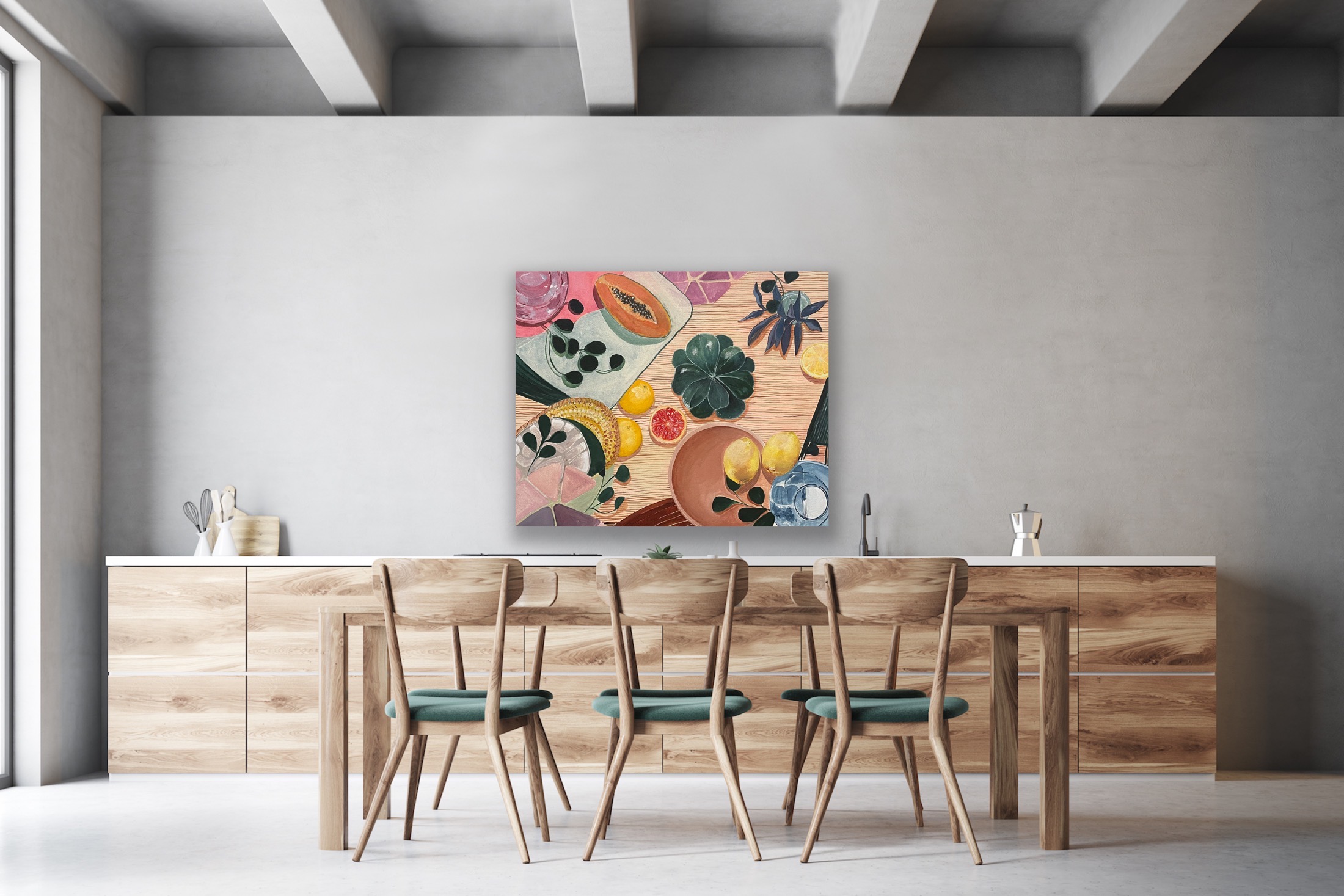 Vanessa Maver Still Life Original Painting Zest For Life 027