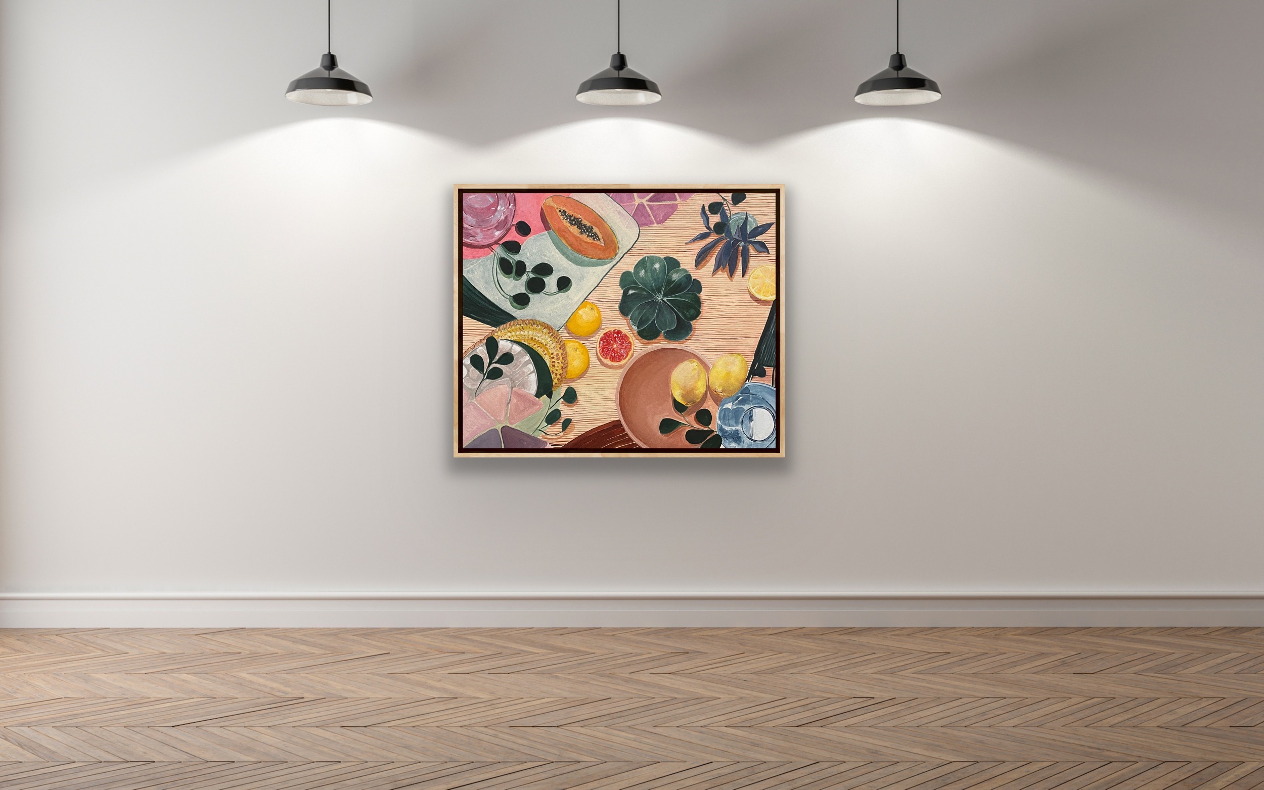 Vanessa Maver Still Life Original Painting Zest For Life 032