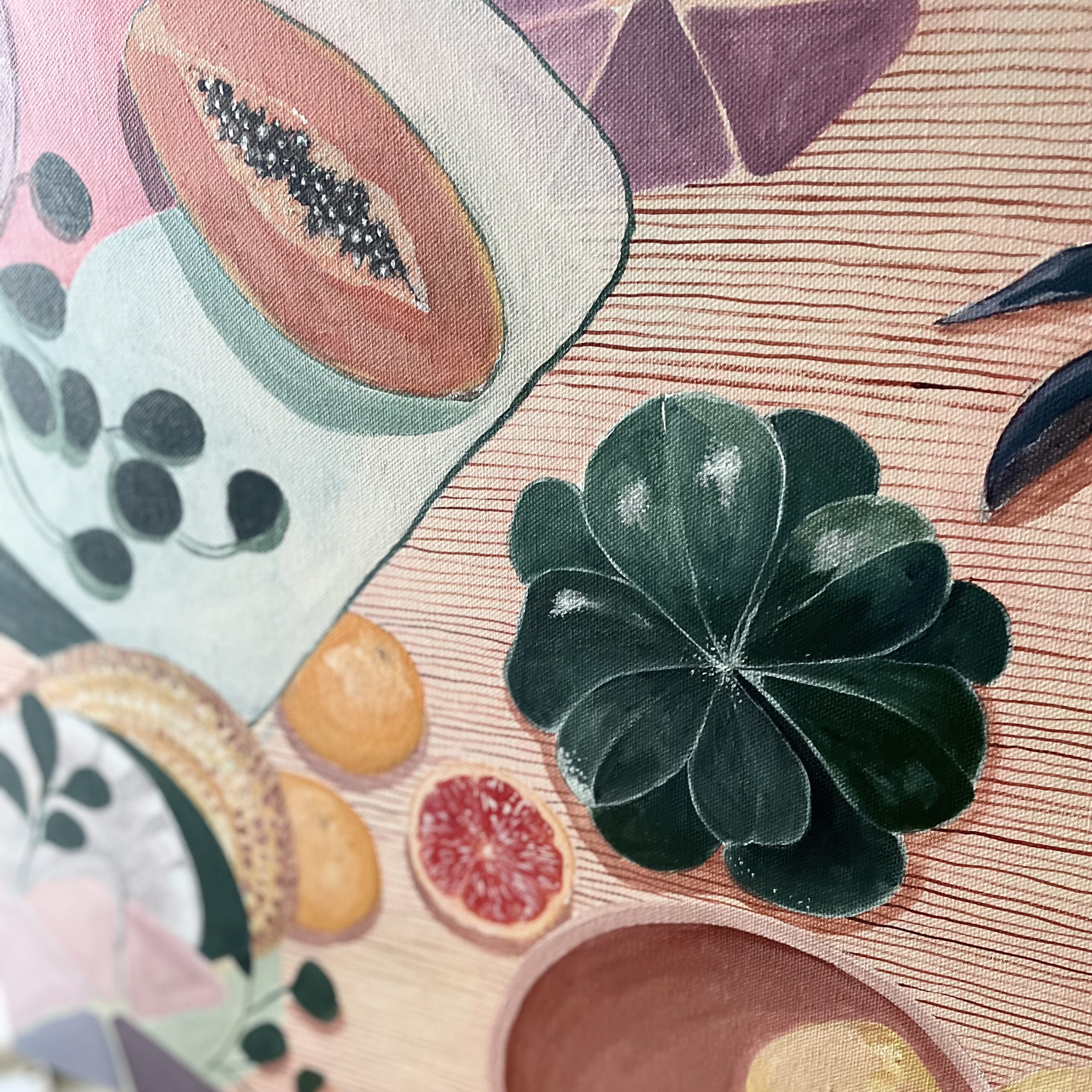 Vanessa Maver Still Life Original Painting Zest For Life 06