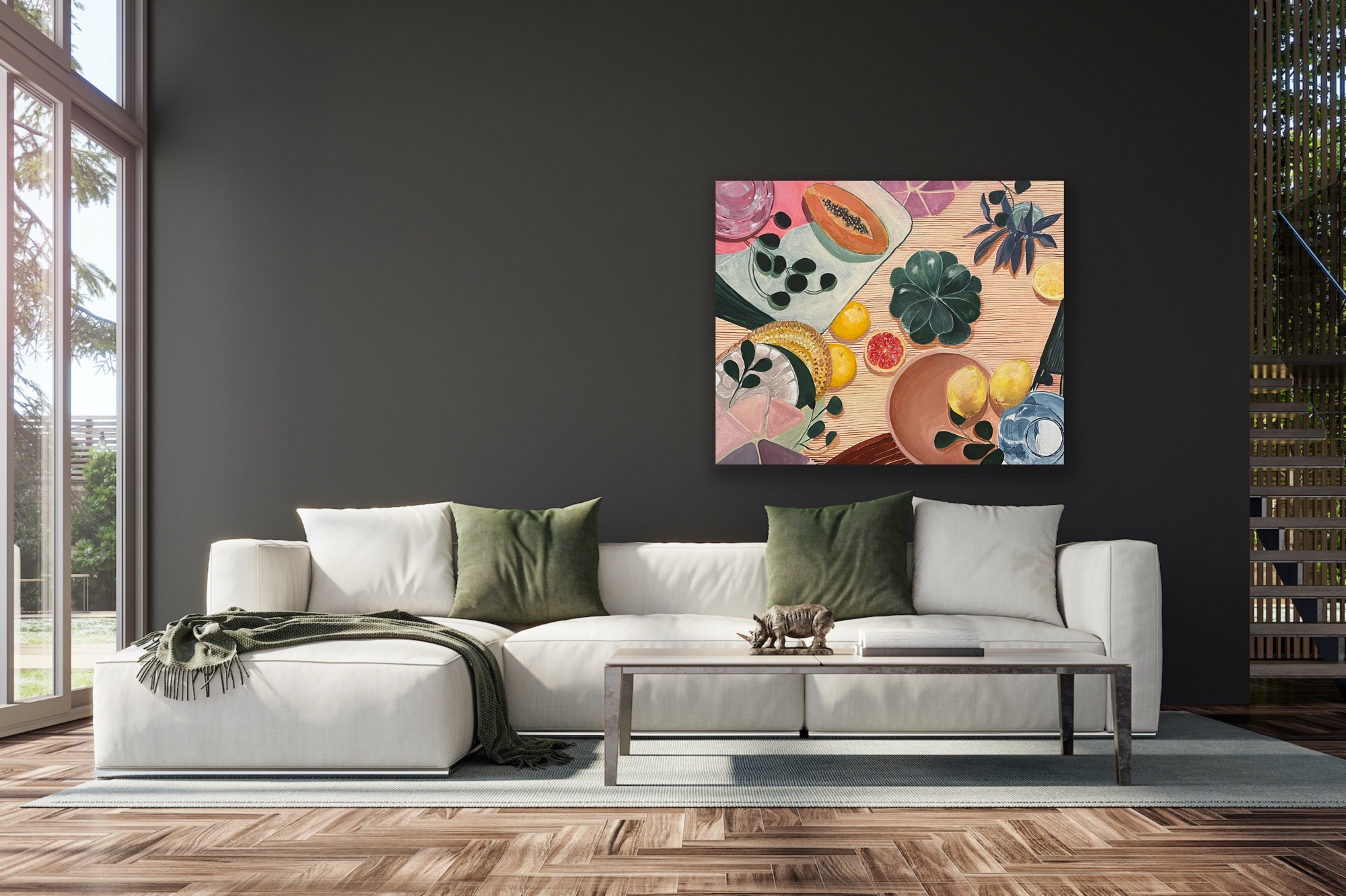 Vanessa Maver Still Life Original Painting Zest For Life 08