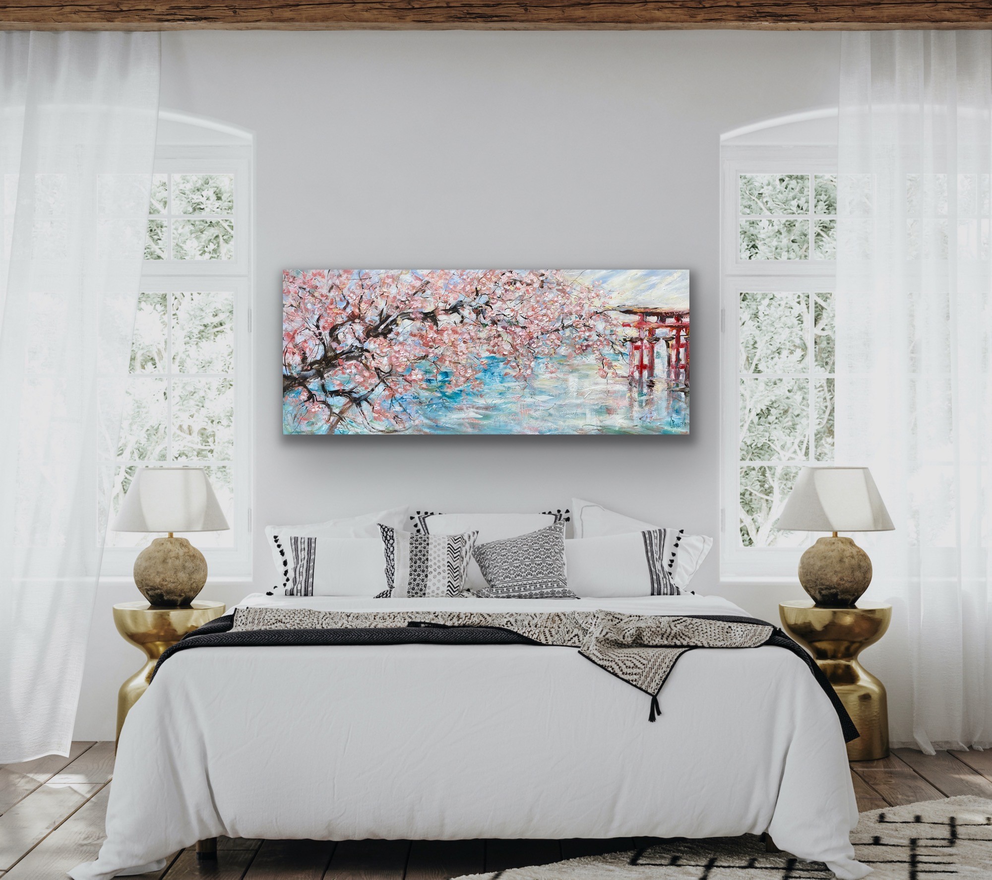 Cherry Blossoms And Floating In Situ 5