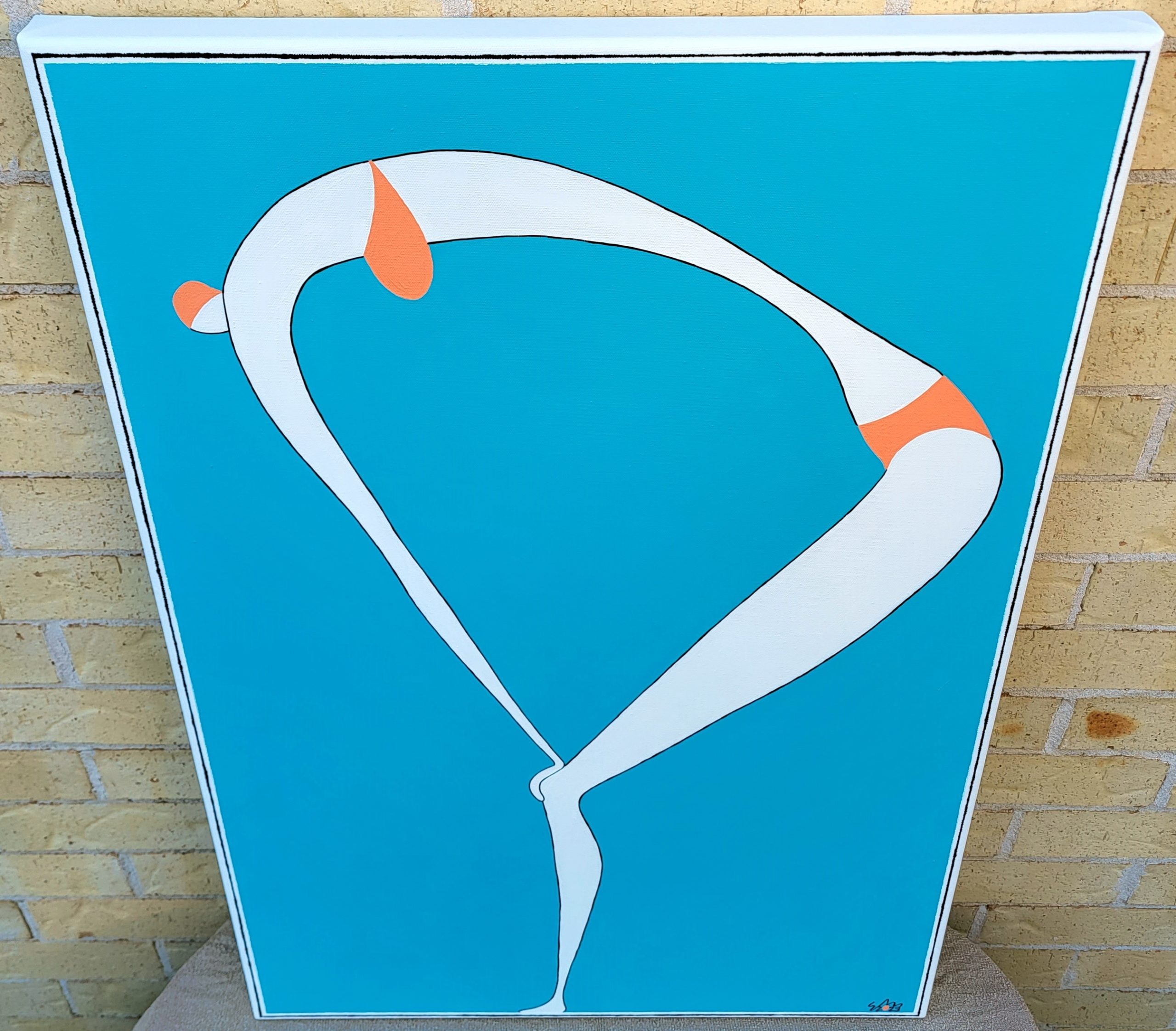 Swimmer Resting With Hands On Knees 2023 Angle Views (1)