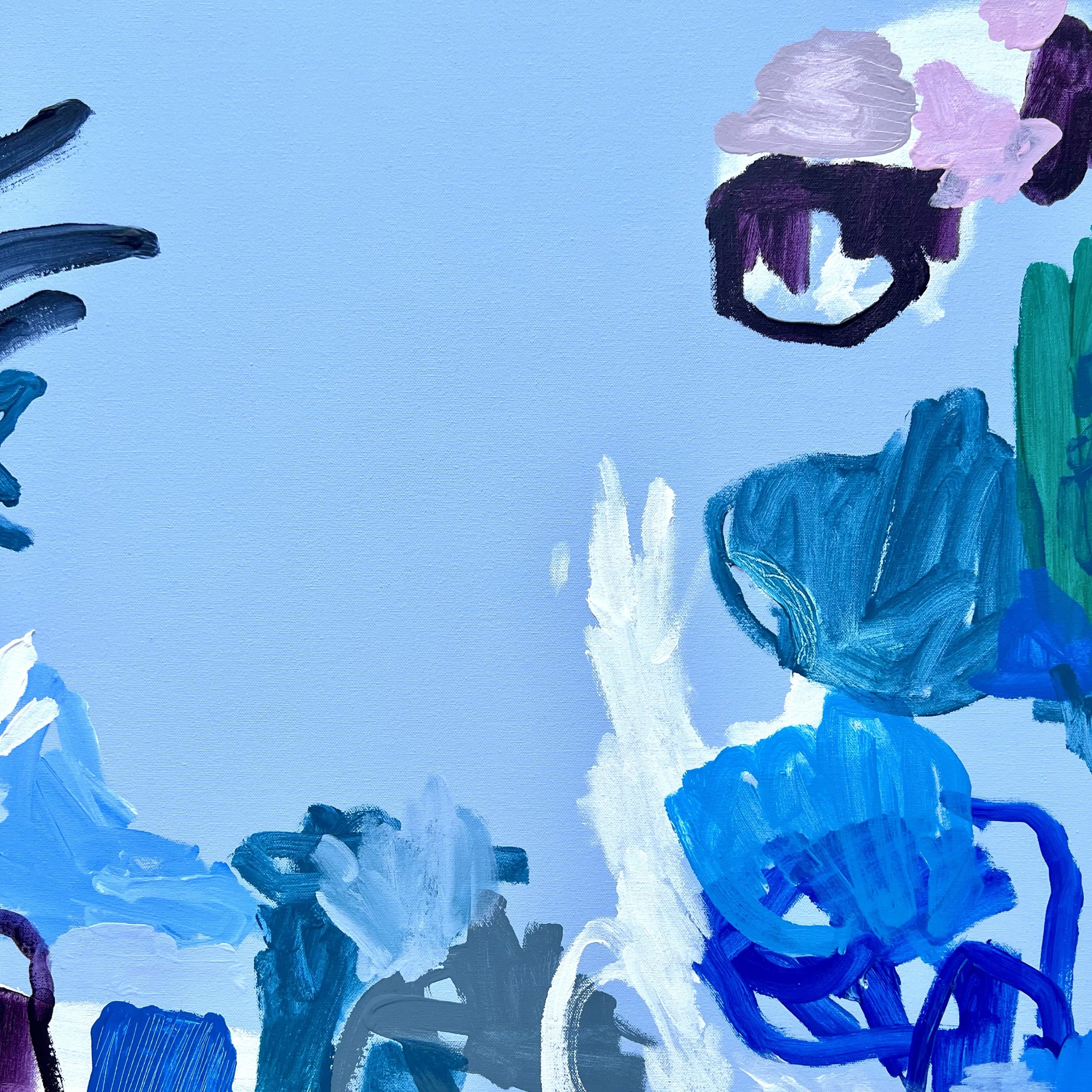 I Saw You Swimming Beside Me Rebecca Koerting Modern Reef Abstract Detail 2