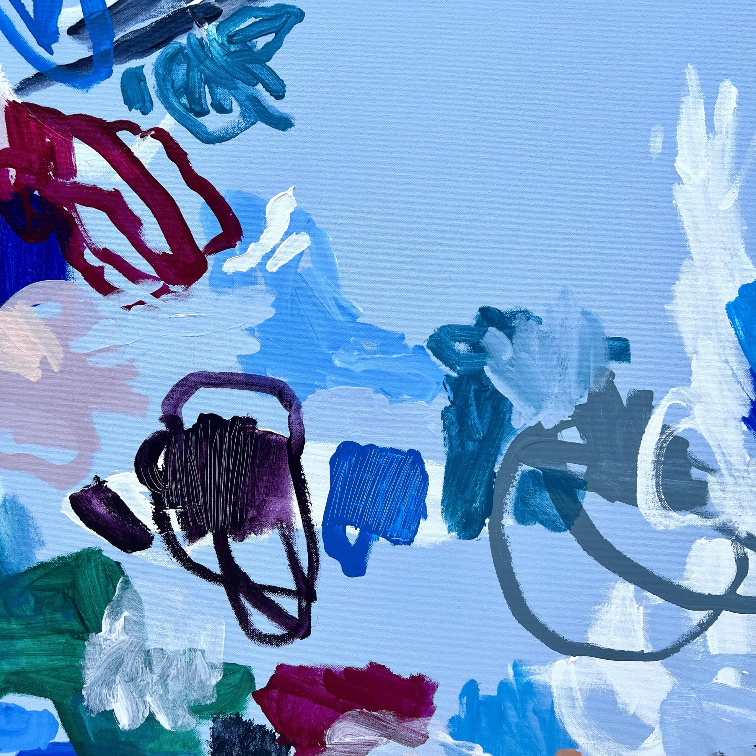 I Saw You Swimming Beside Me Rebecca Koerting Modern Reef Abstract Detail 3