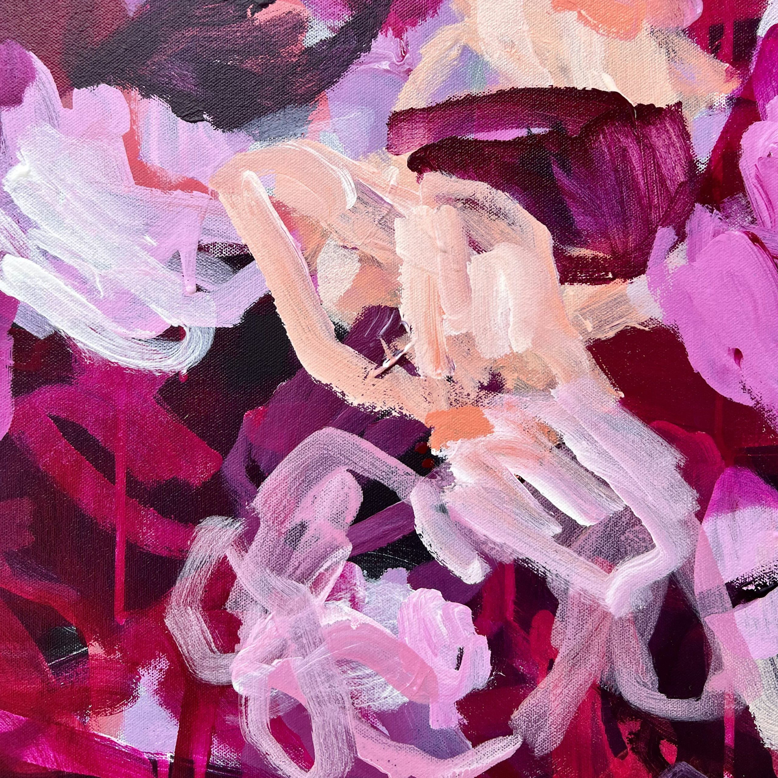 The Place We Met Rebecca Koerting Pink Modern Abstract Detail 2