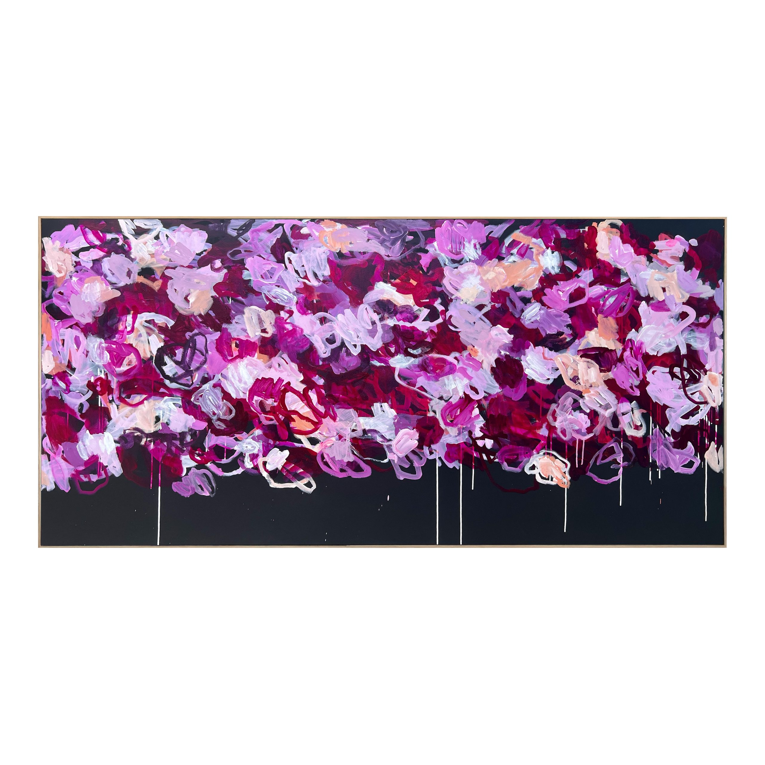 The Place We Met Rebecca Koerting Pink Modern Abstract Frame2 Copy