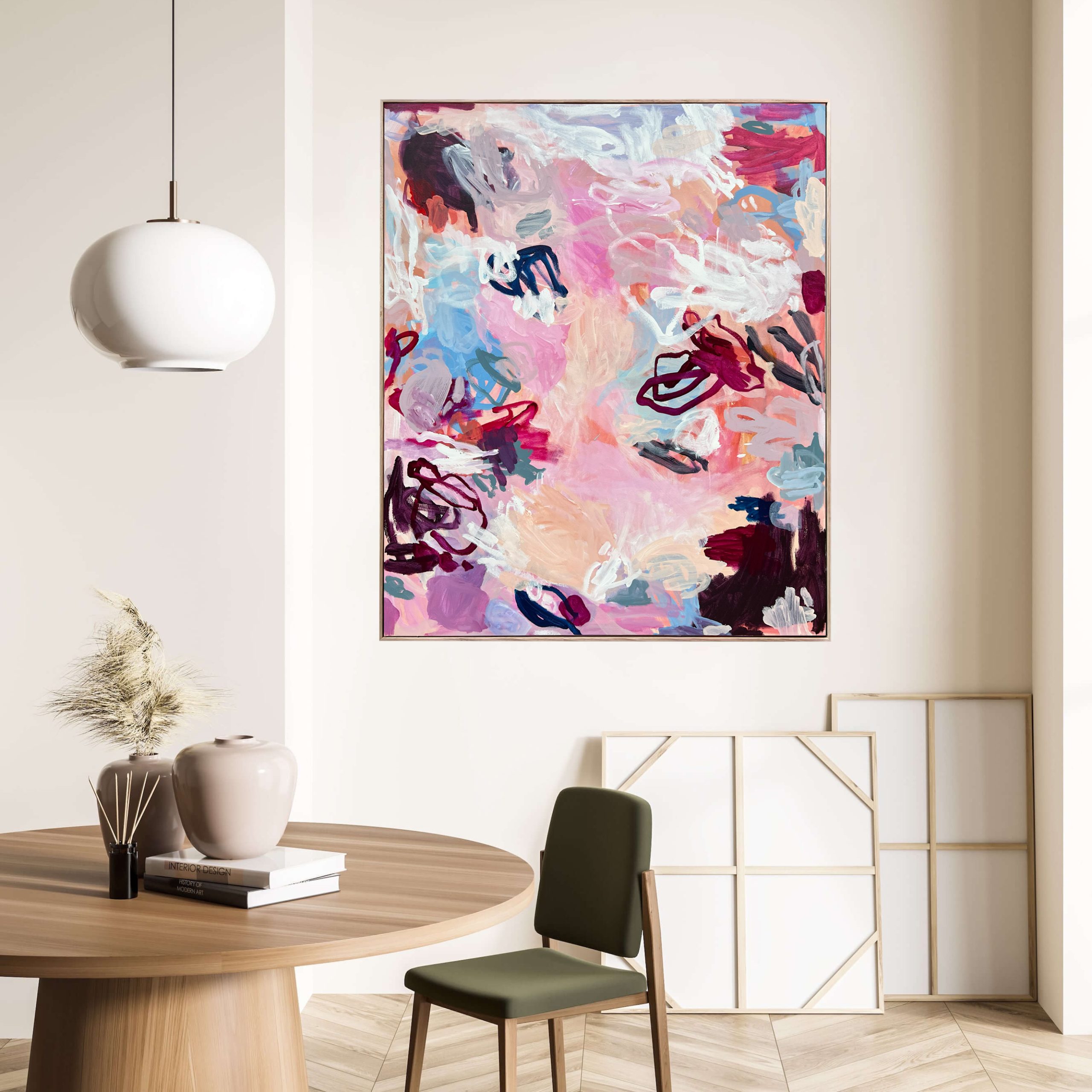 Early Tide Rebecca Koerting Australian Abstract Artist Insitu 2