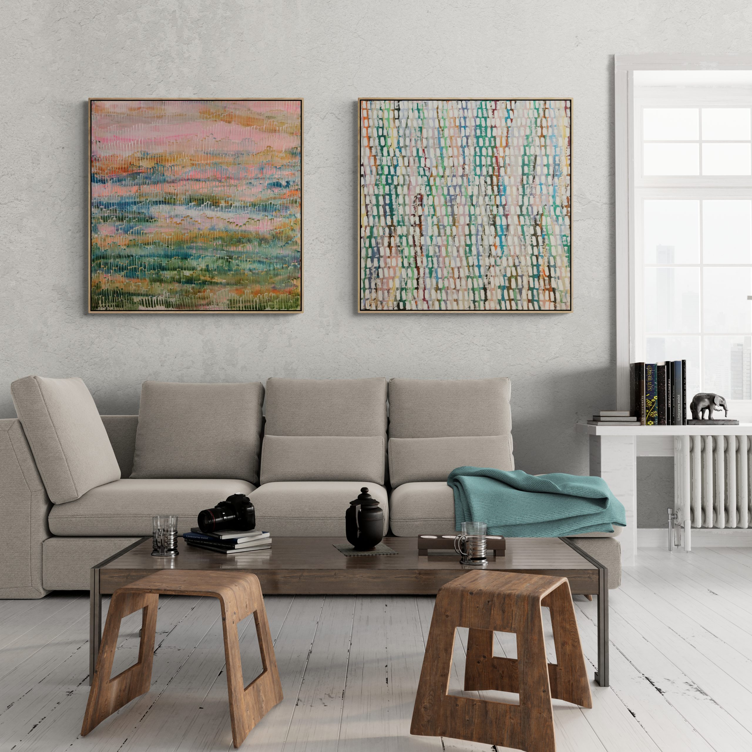 Studio Living Room With Modern Furnishings (3)