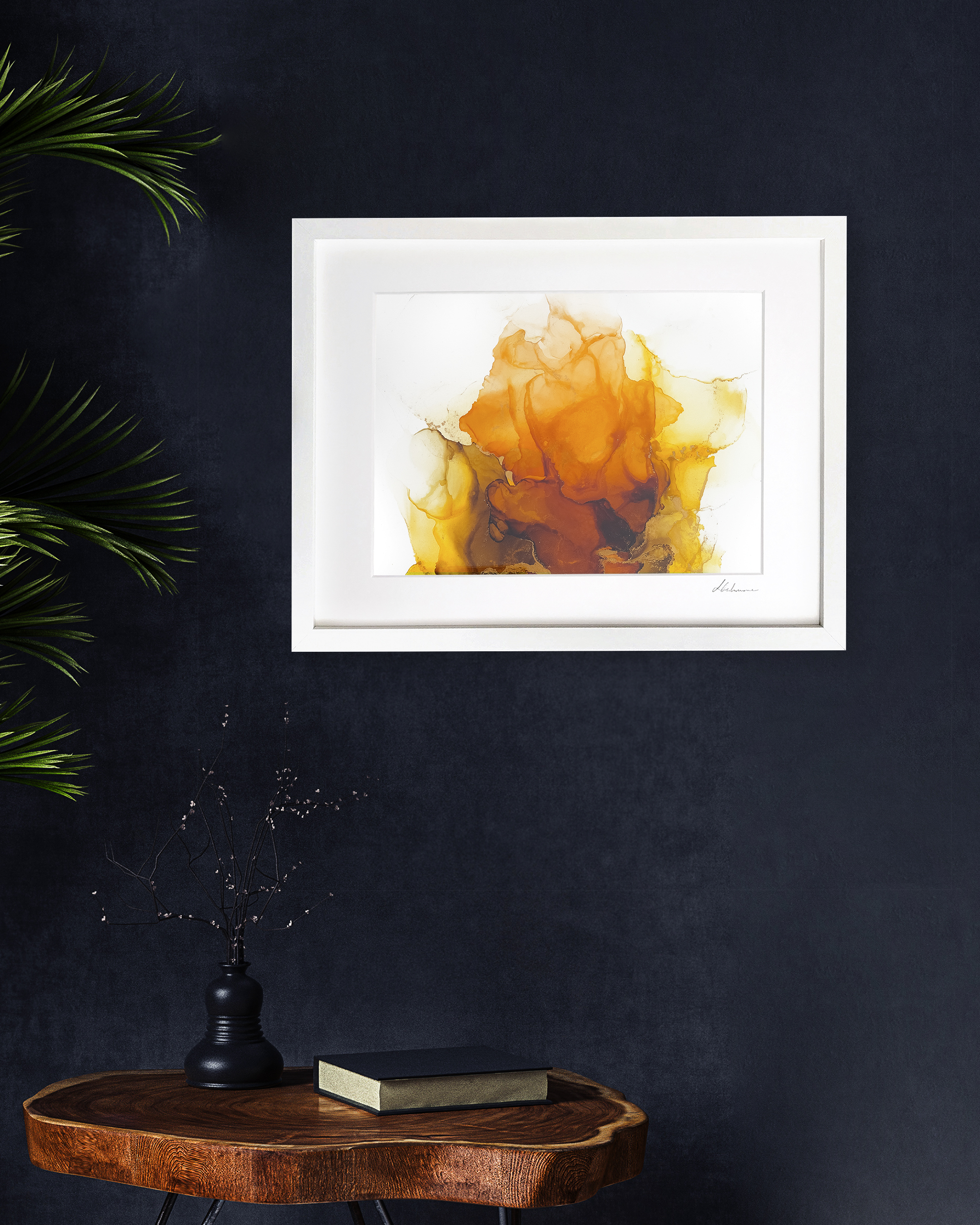 Mock Up Poster In Bedroom Interior,ethnic Style, 3d Render