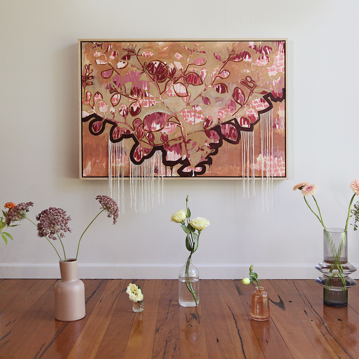 Lr 34 Ovata Form I Smith And Brooks Art Smith&brooks Abstract Landscape Art Australian Comtemporary Artist Brown Art Tactile Art Swamp Gum Melbourne Native Plants Ready To Hang Art