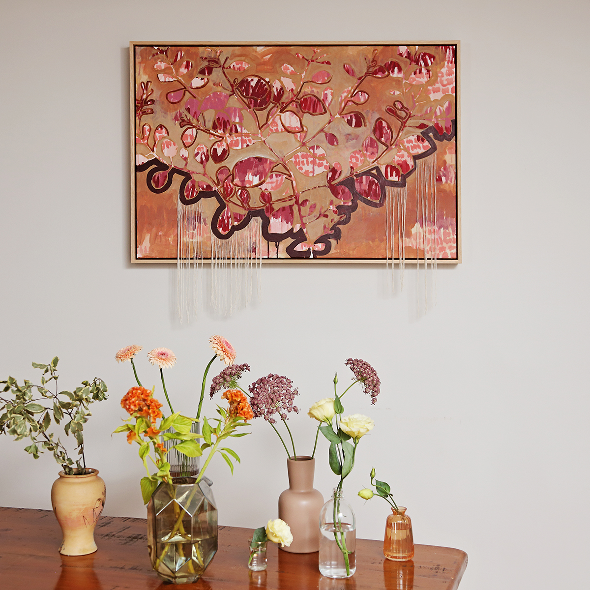 Lr 39 Ovata Form I Smith And Brooks Art Smith&brooks Abstract Landscape Art Australian Comtemporary Artist Brown Art Tactile Art Swamp Gum Melbourne Native Plants Ready To Hang Art