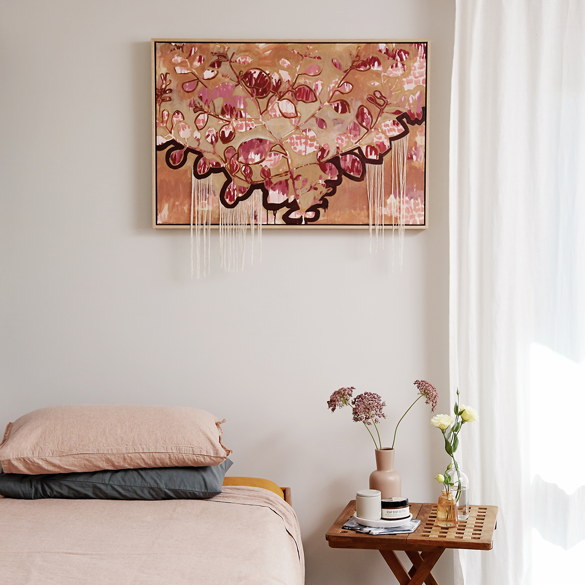 Lr 50 Ovata Form I Smith And Brooks Art Smith&brooks Abstract Landscape Art Australian Comtemporary Artist Brown Art Tactile Art Swamp Gum Melbourne Native Plants Ready To Hang Art