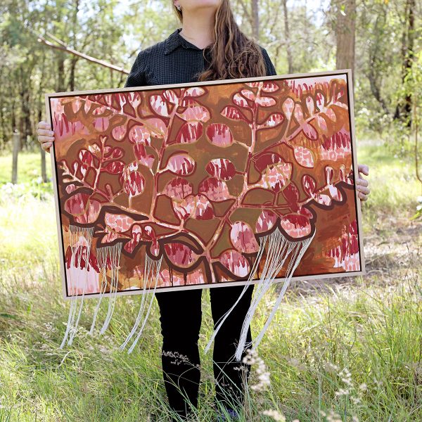 Lr 09 Ovata Form Ii Smith And Brooks Art Smith&brooks Abstract Landscape Art Australian Comtemporary Artist Brown Art Tactile Art Swamp Gum Melbourne Native Plants Ready To Hang Art