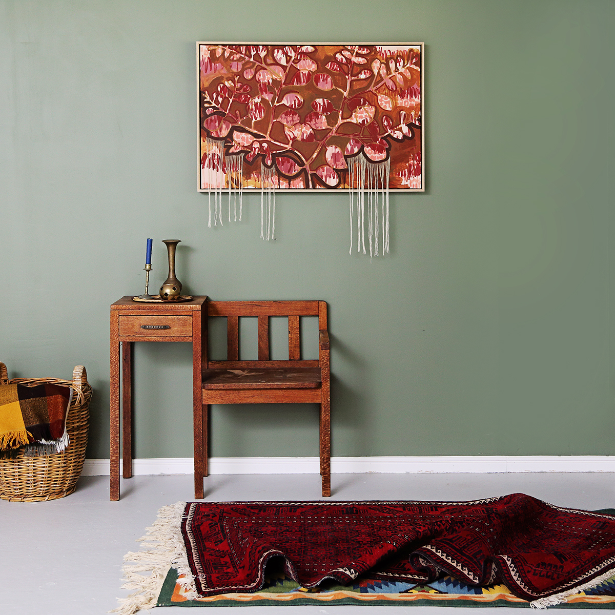 Lr 22 Ovata Form Ii Smith And Brooks Art Smith&brooks Abstract Landscape Art Australian Comtemporary Artist Brown Art Tactile Art Swamp Gum Melbourne Native Plants Ready To Hang Art